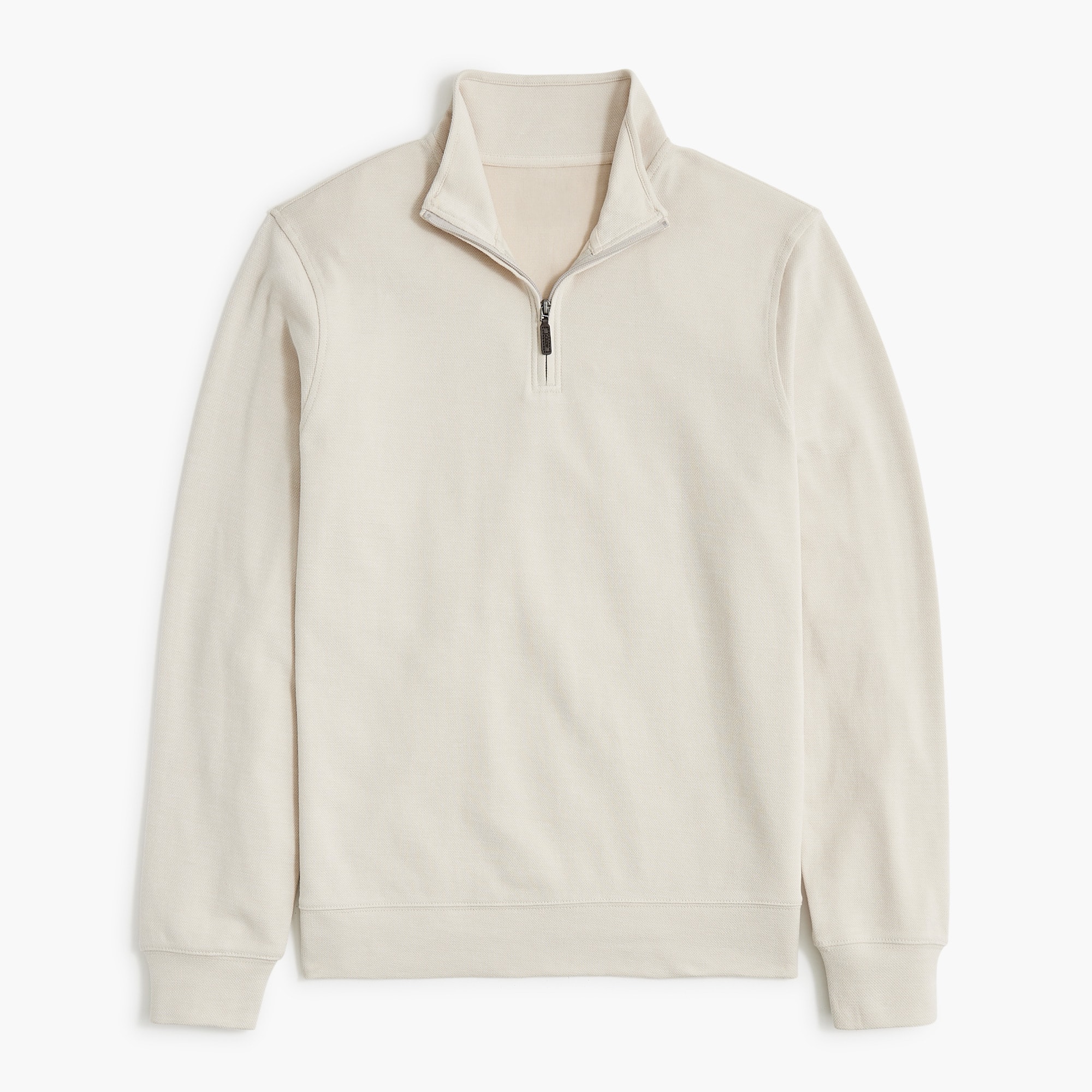 Performance bird's-eye half-zip