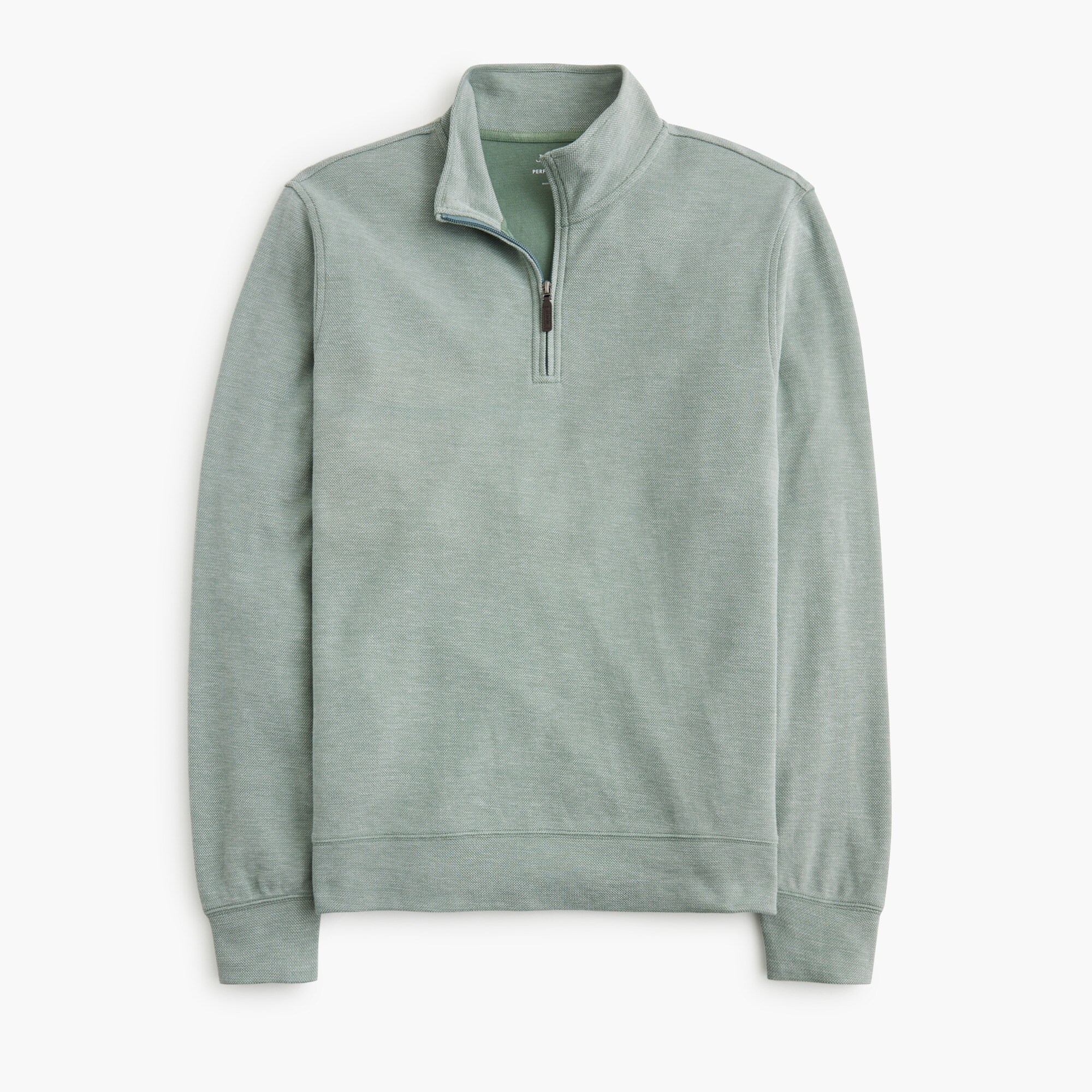 mens Performance bird's-eye quarter-zip