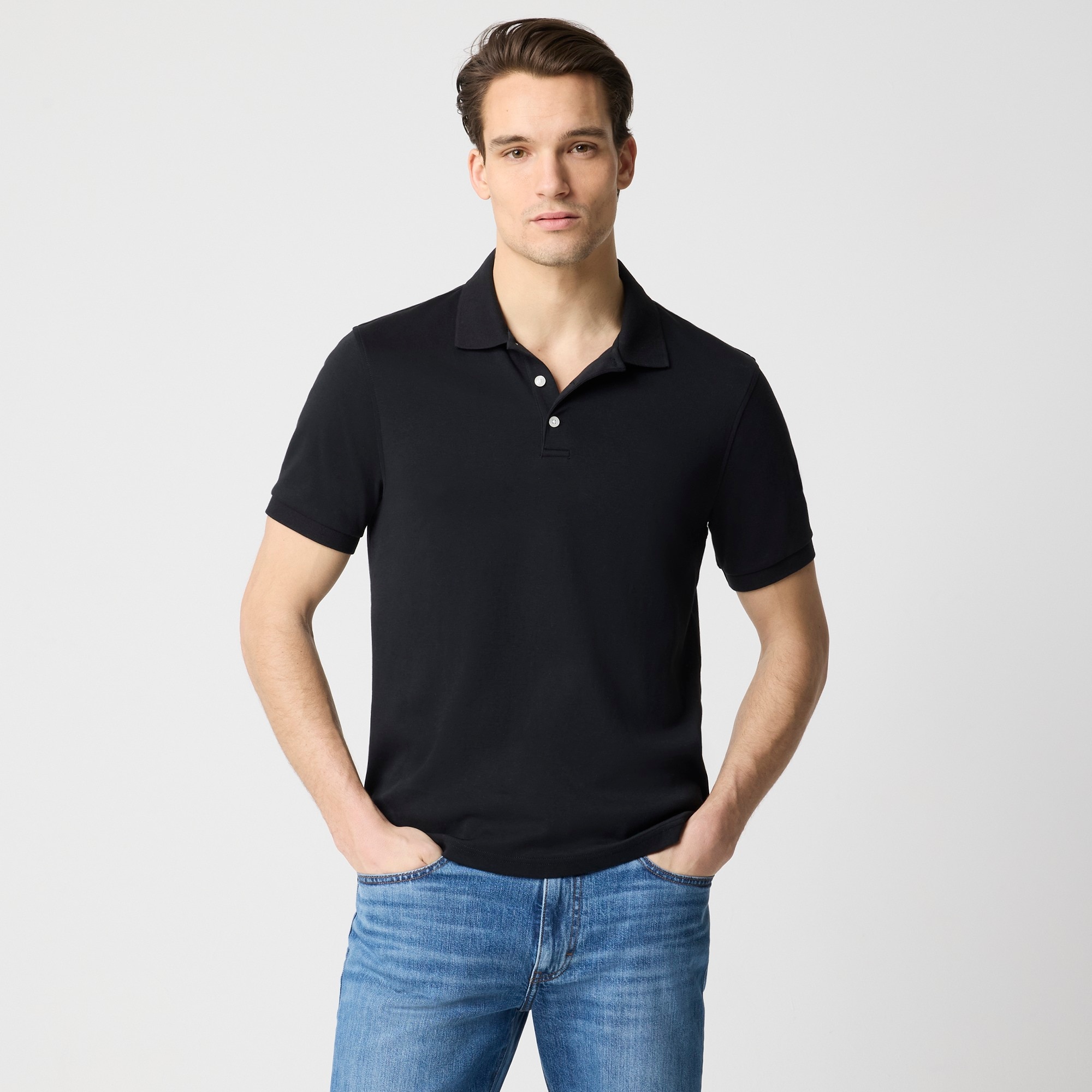 Soft-touch polo shirt