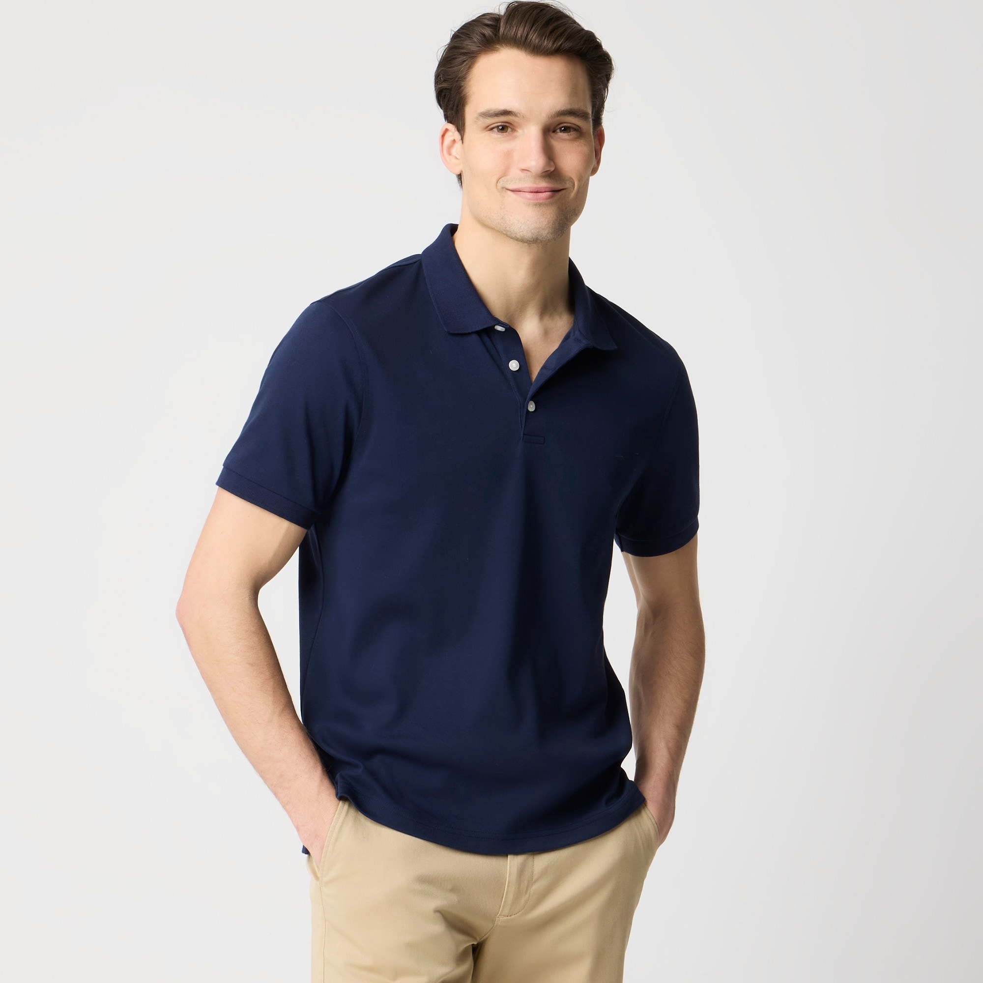  Soft-touch polo shirt