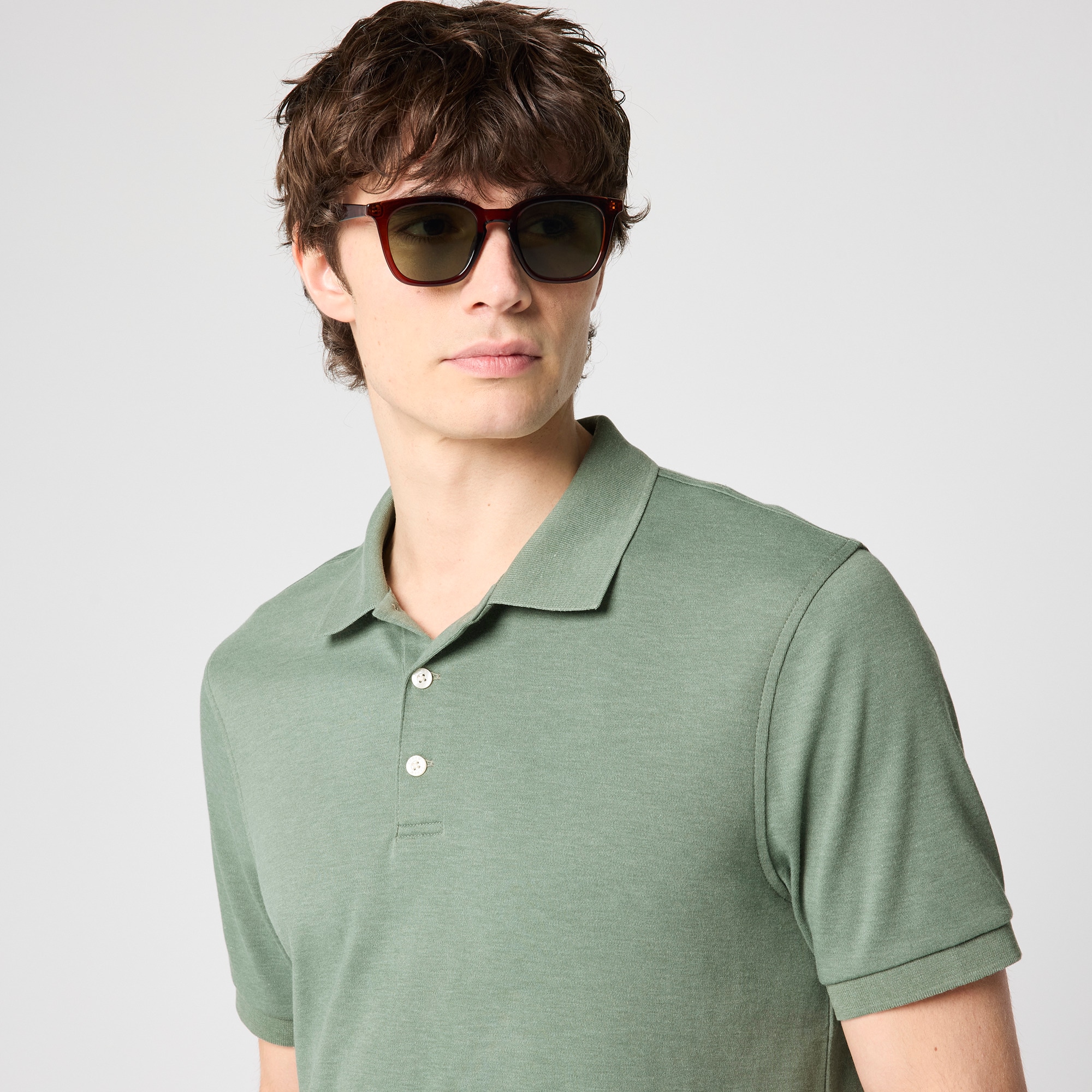 Soft-touch polo shirt
