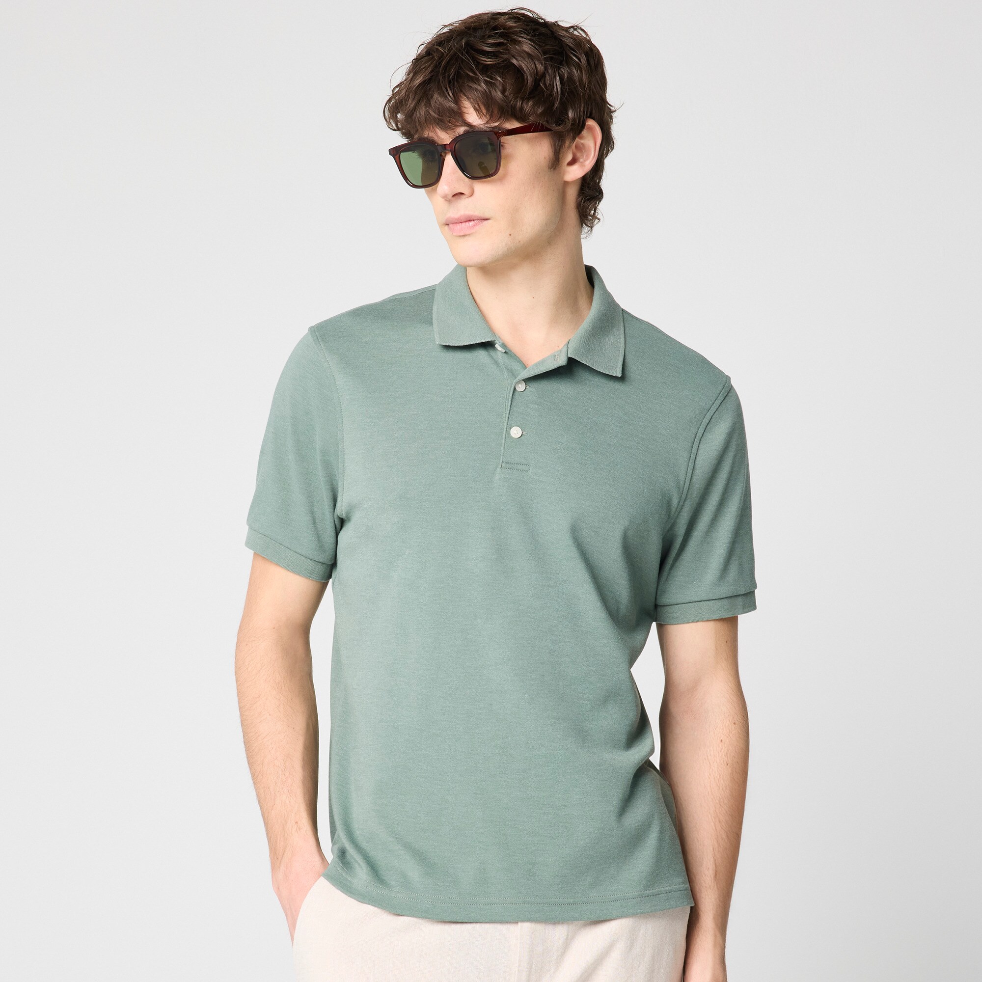 Soft-touch polo shirt