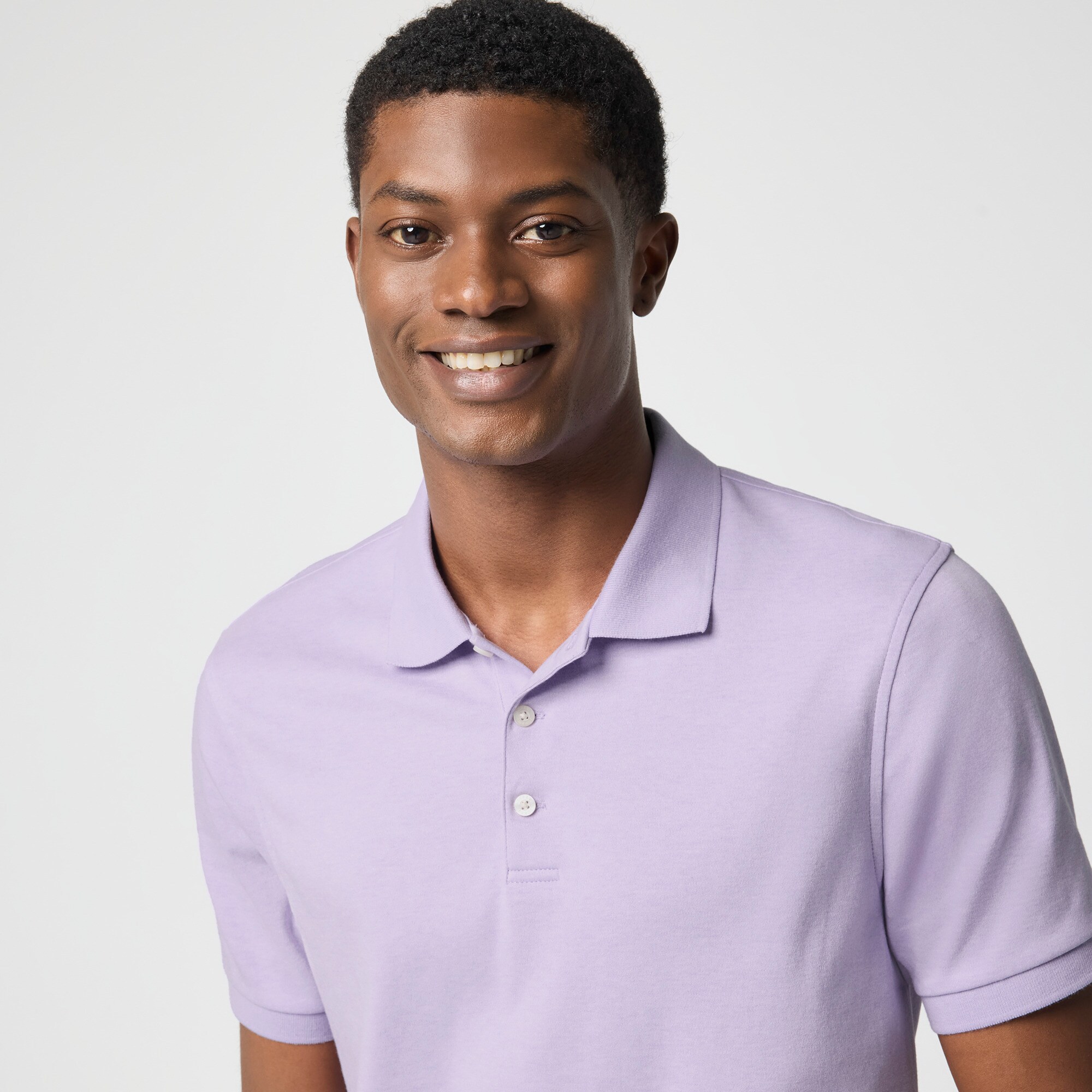 Soft-touch polo shirt