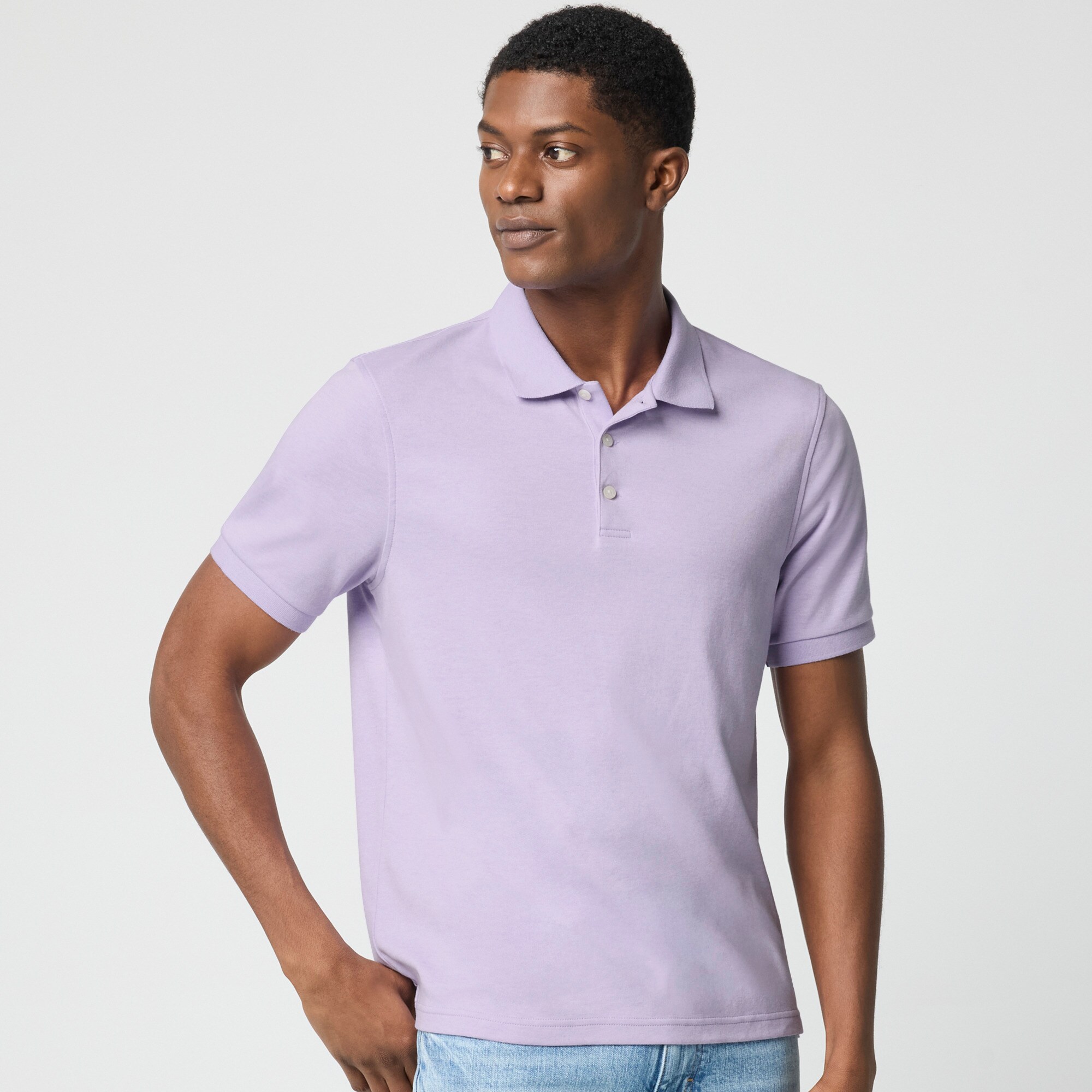  Soft-touch polo shirt