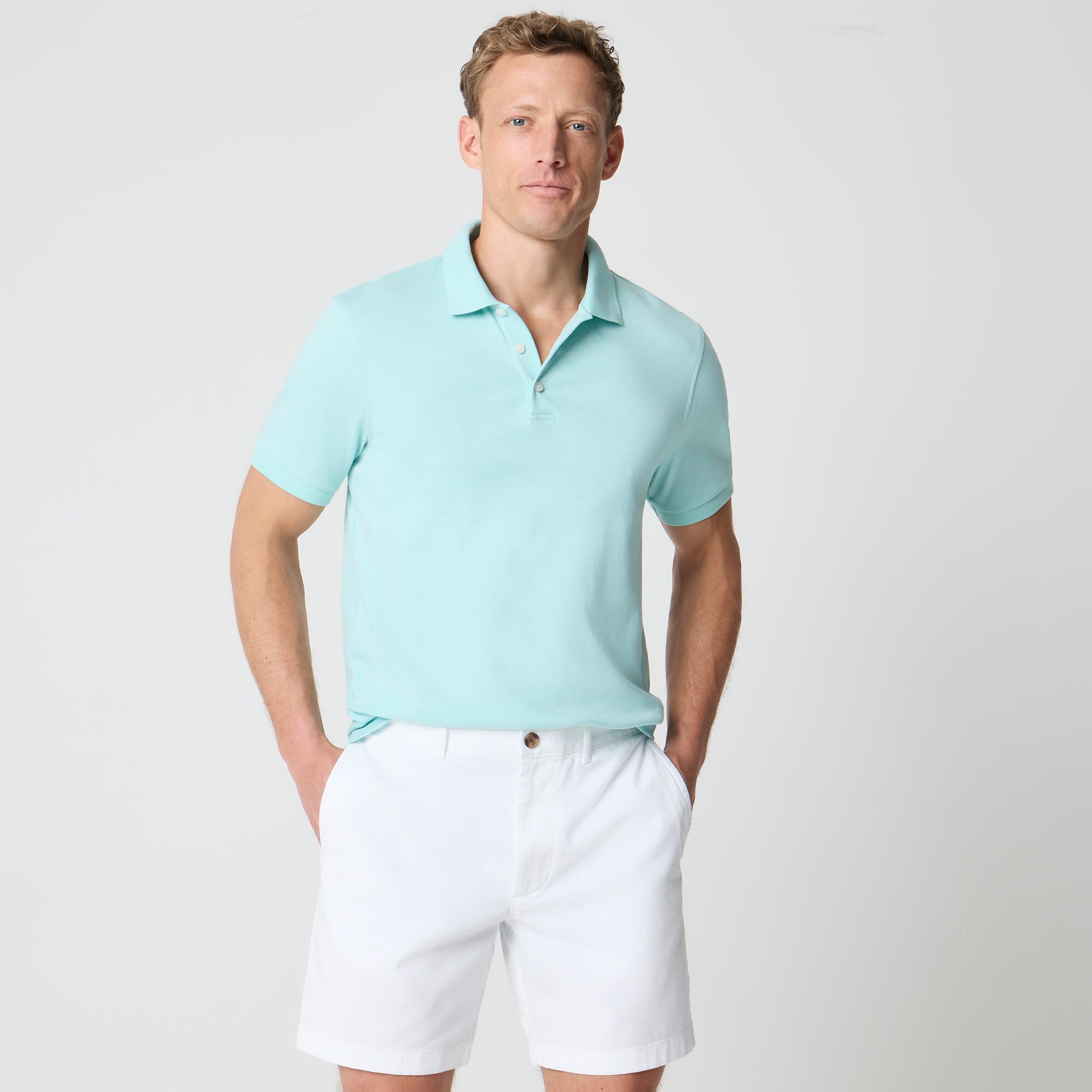 Soft-touch polo shirt