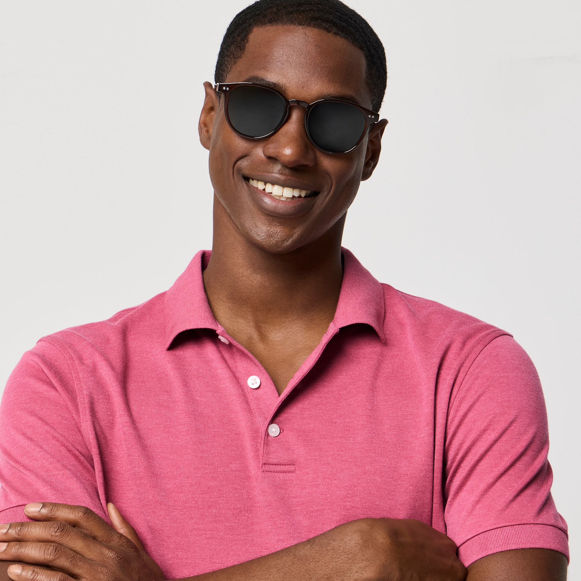 Soft-touch polo shirt