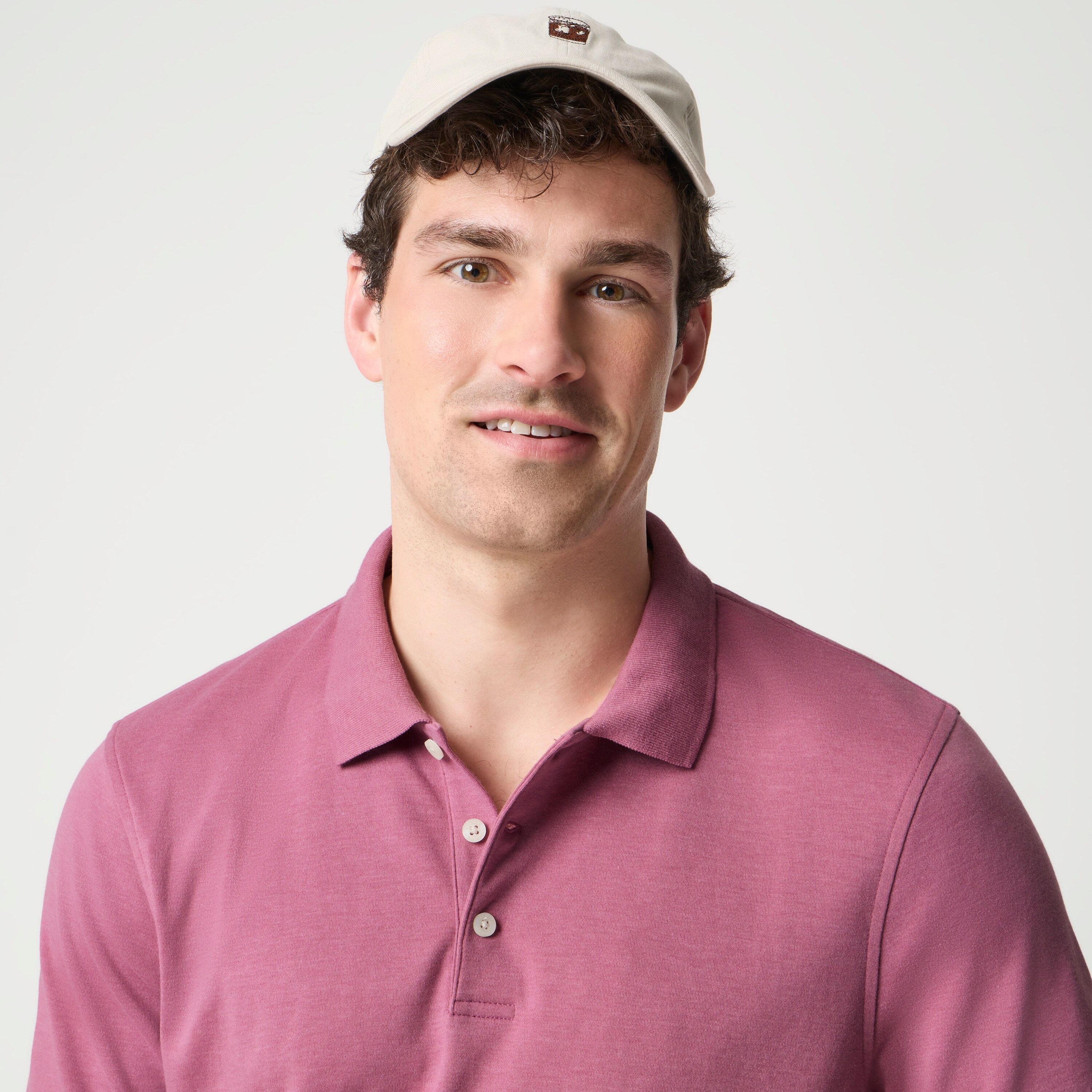 Soft-touch polo shirt