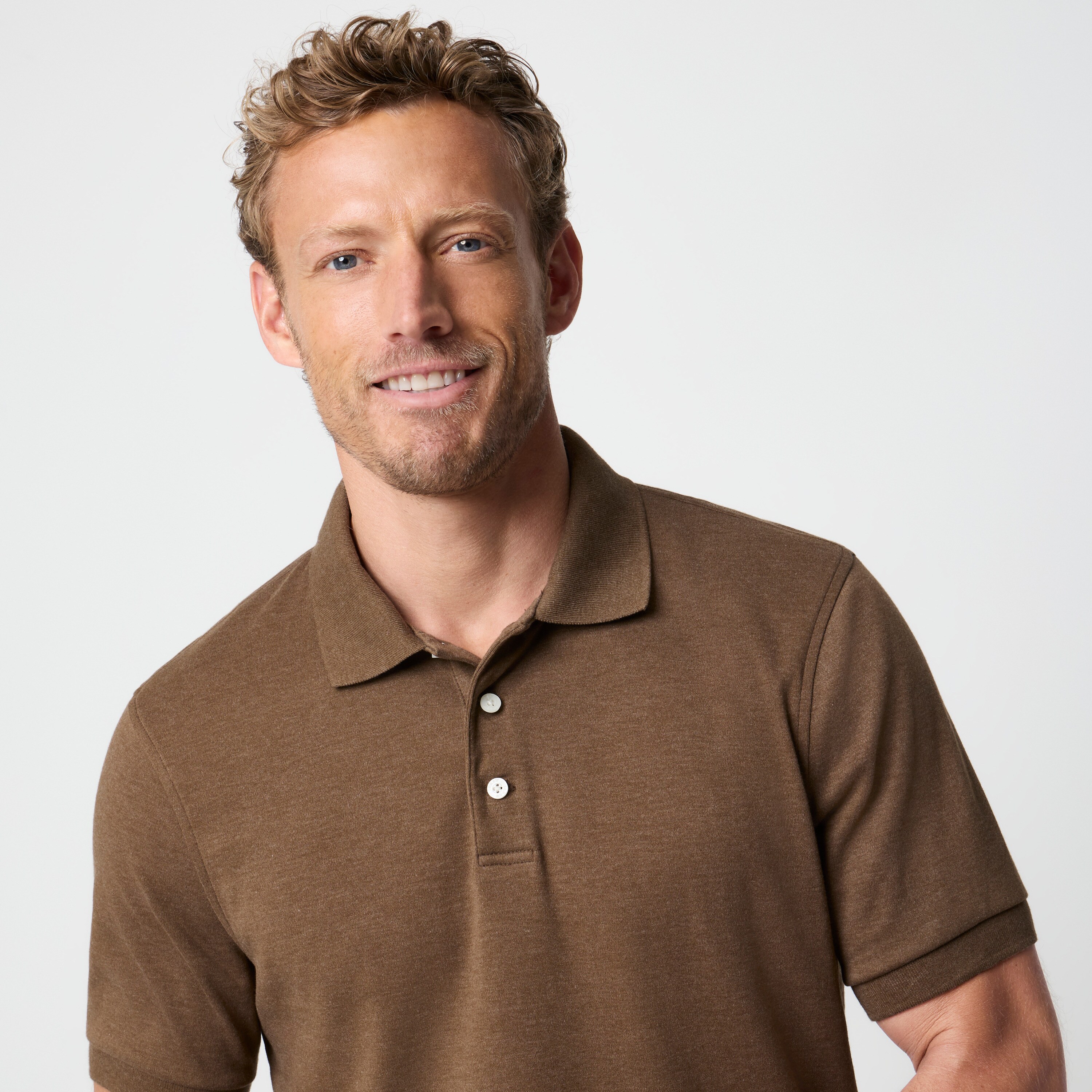Soft-touch polo shirt