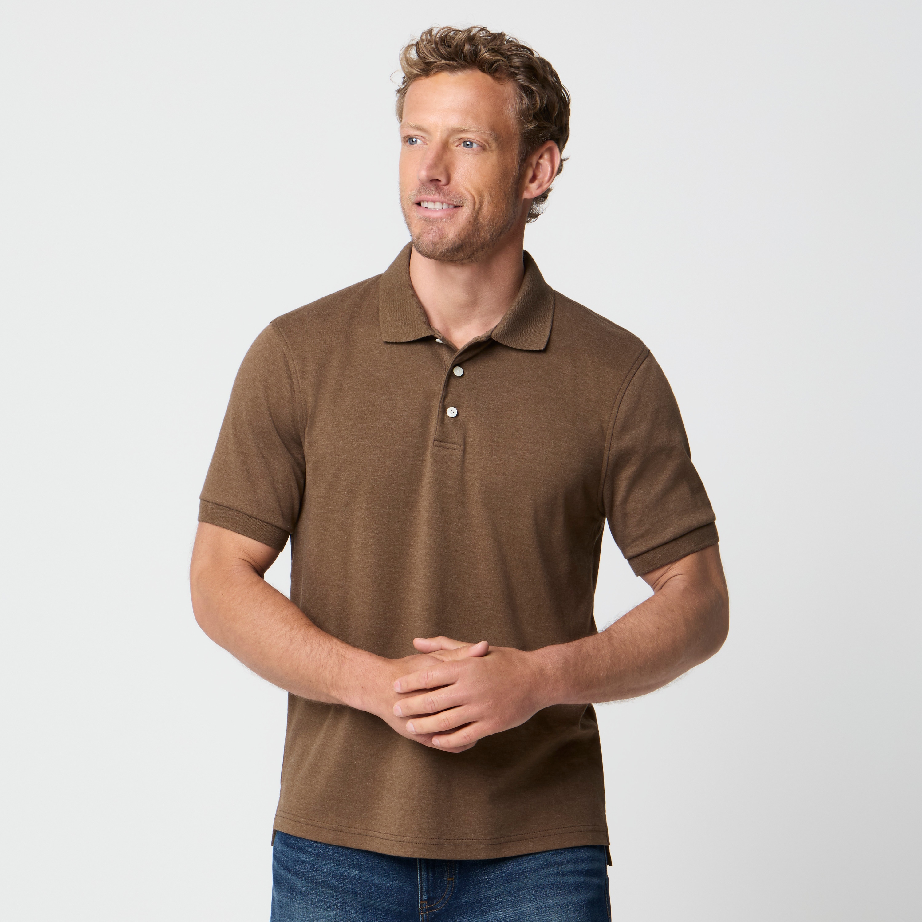 Soft-touch polo shirt