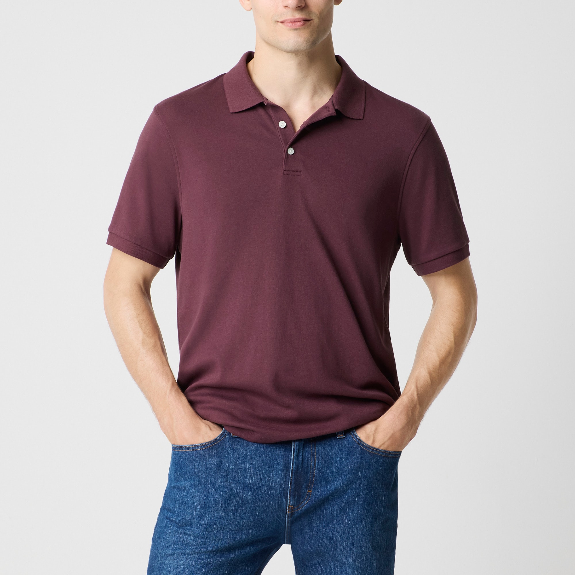  Soft-touch polo shirt