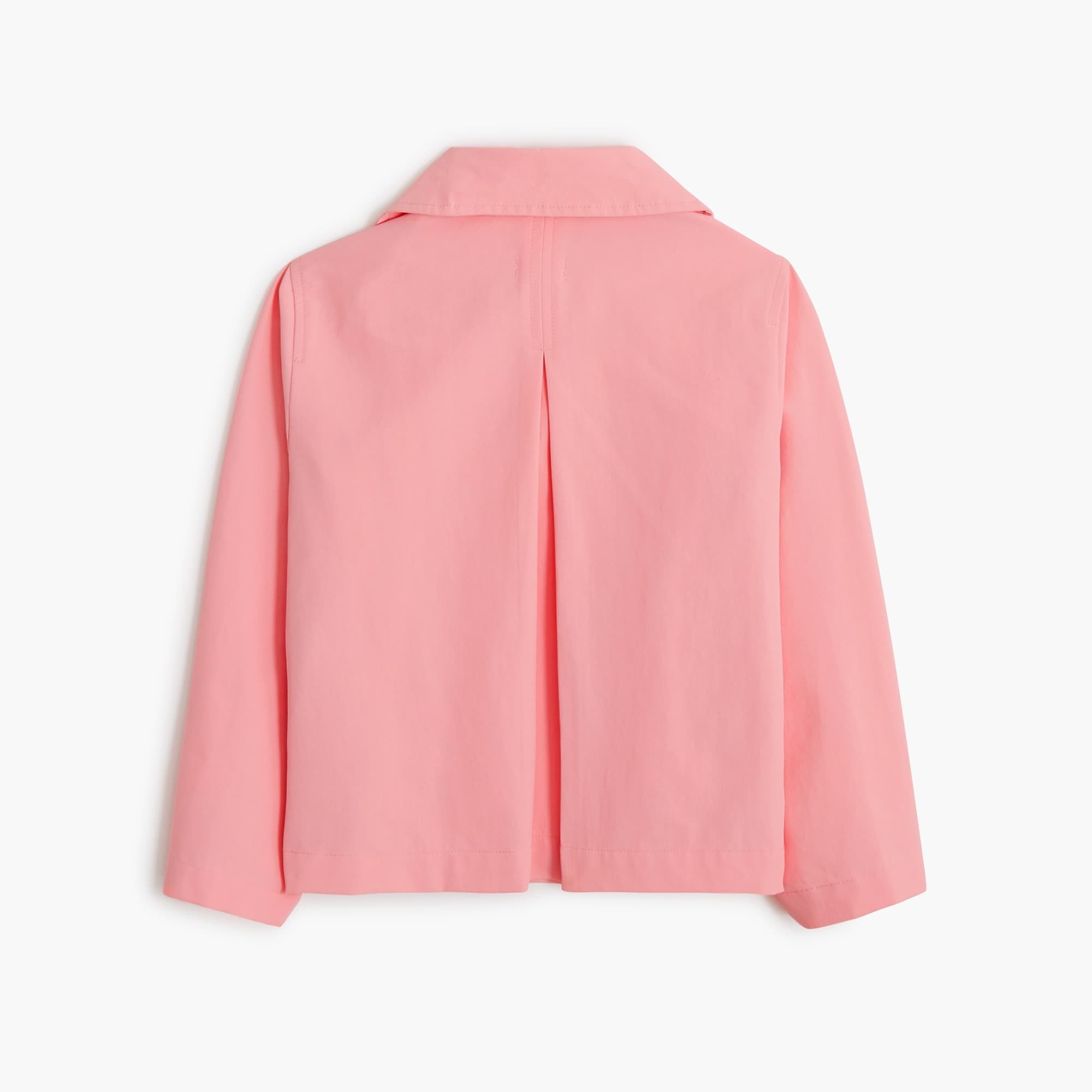 Girls' short trench coat