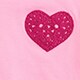 Girls' crochet heart graphic tee CROCHET HEART factory: girls' crochet heart graphic tee for girls