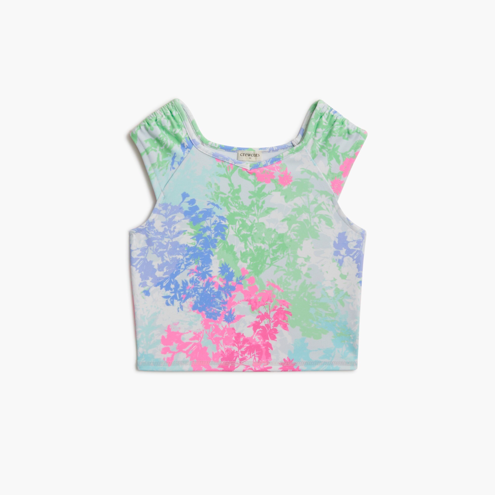 Girls' printed active tank top