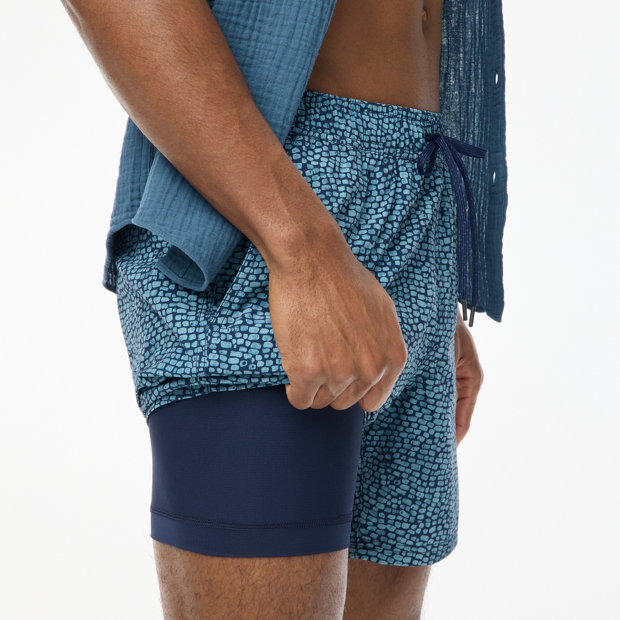 6" two-in-one quick-drying short