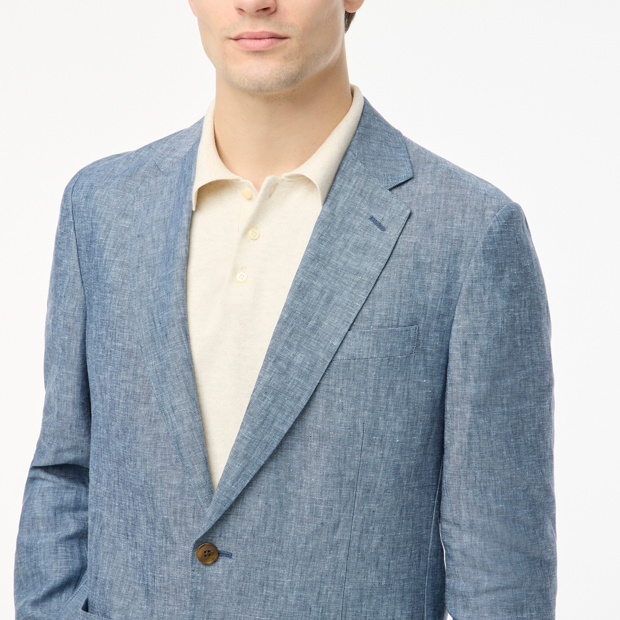 Slim-fit Thompson linen suit jacket