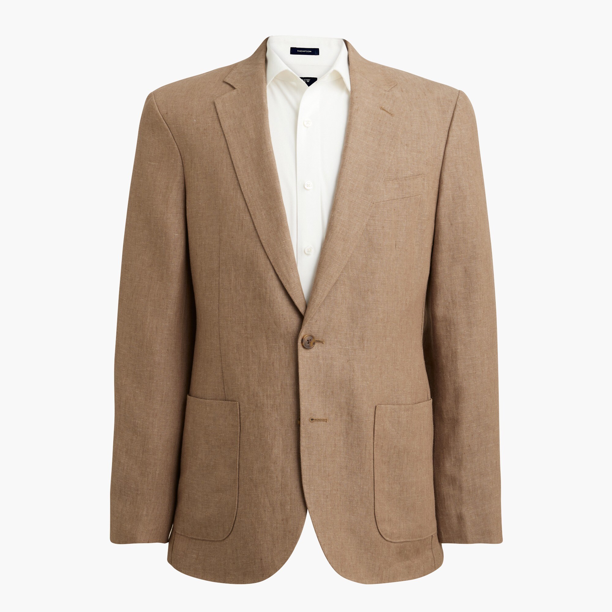 slim-fit thompson linen suit jacket for men