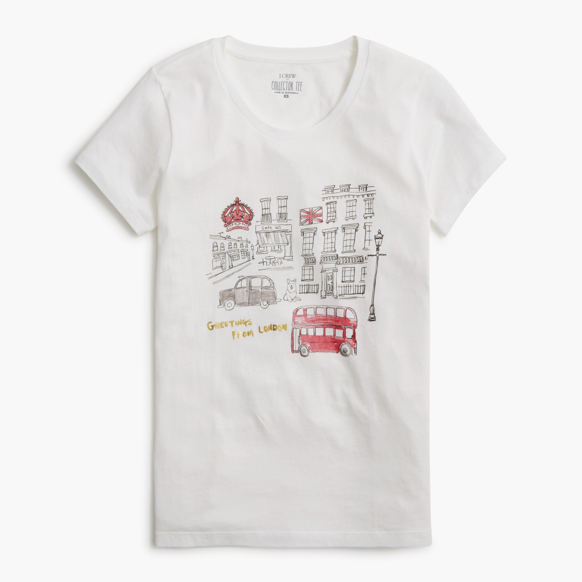 "london" graphic tee for women