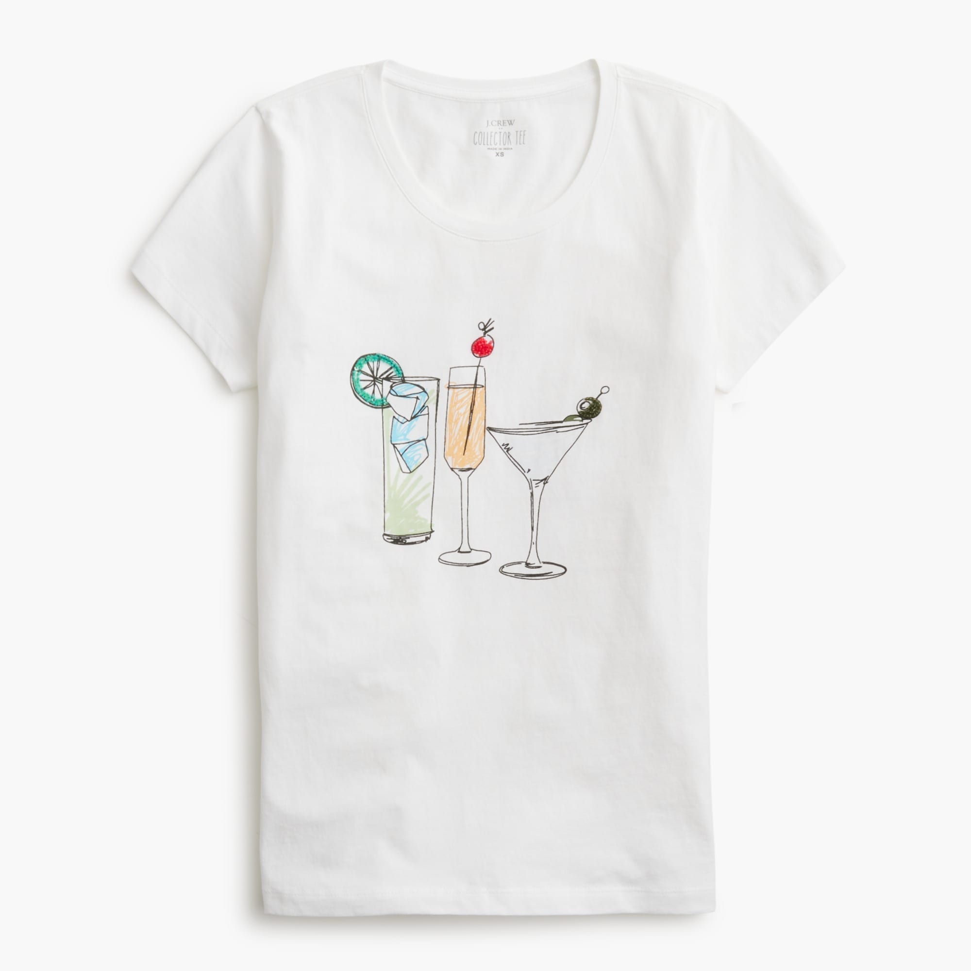 Cocktails graphic tee