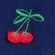 Bonjour graphic tee CHERRY EMBROIDERY