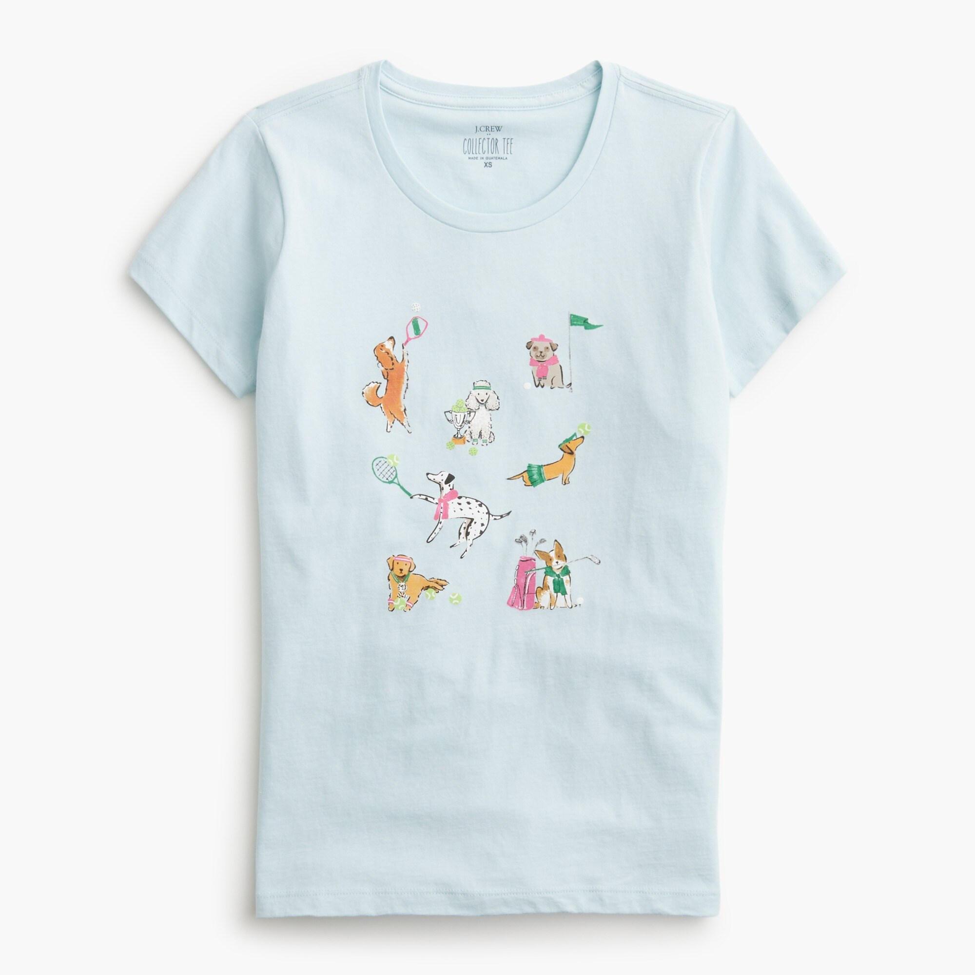 sporty dogs graphic tee for women