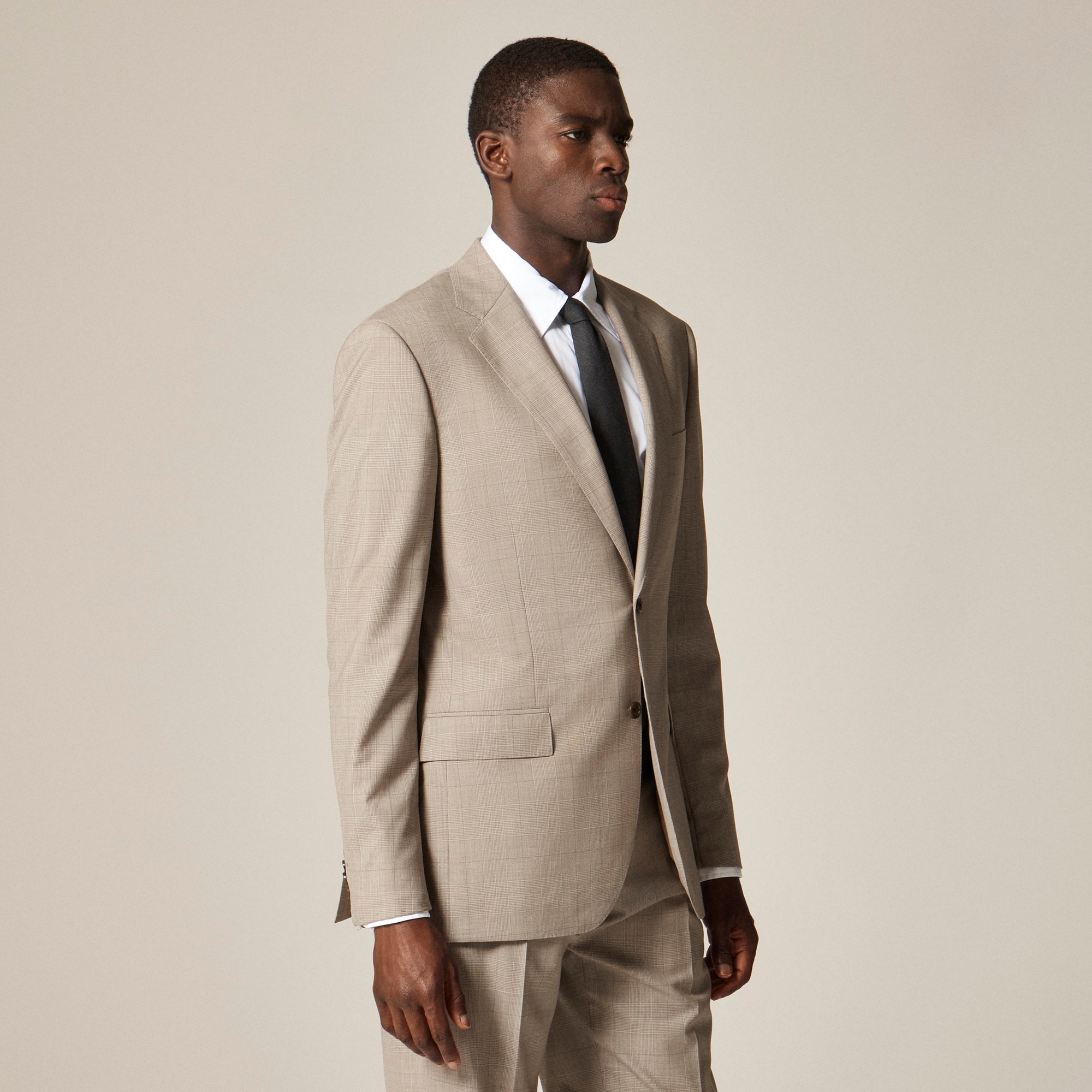 Crosby Classic-fit suit jacket in Italian wool