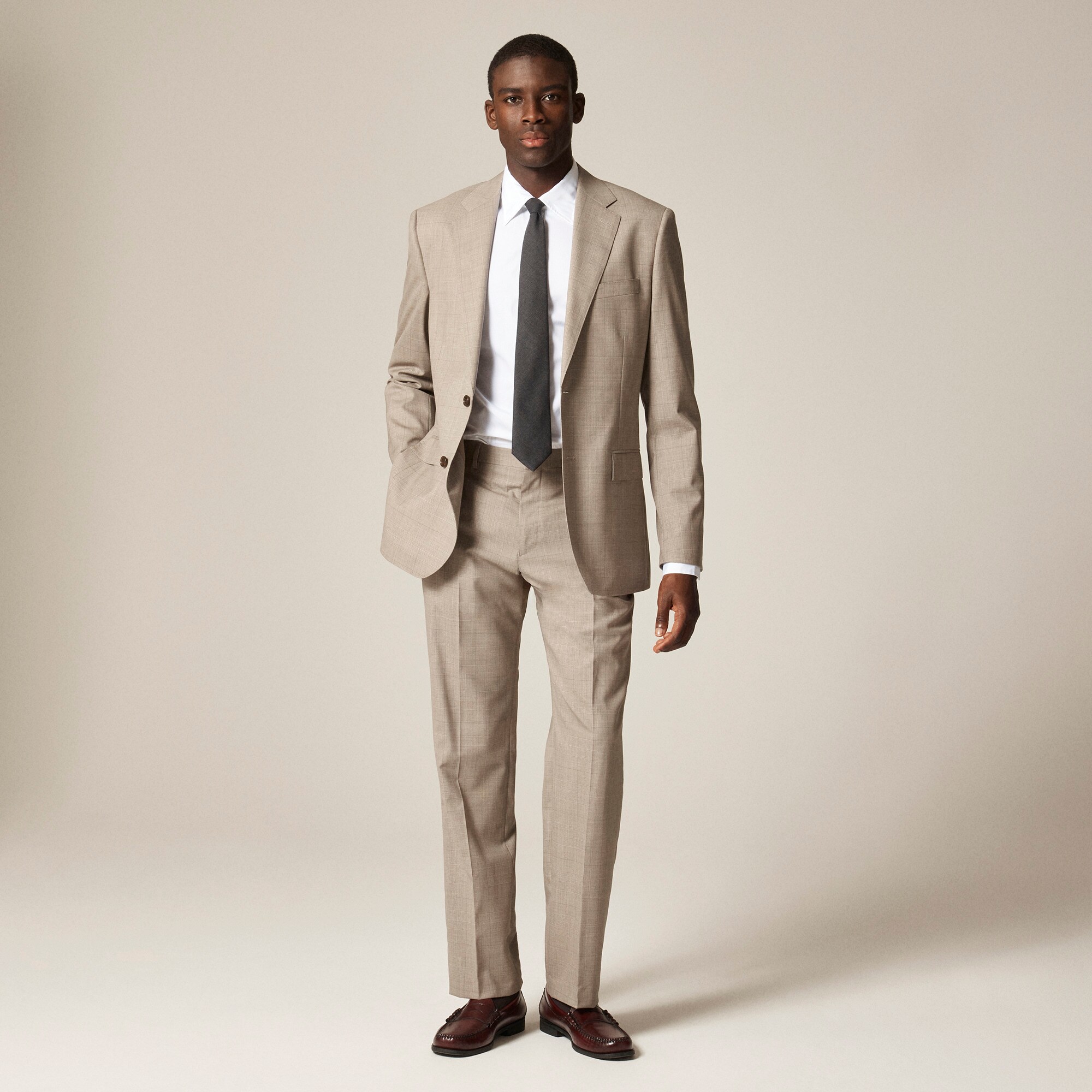 Crosby Classic-fit suit jacket in Italian wool