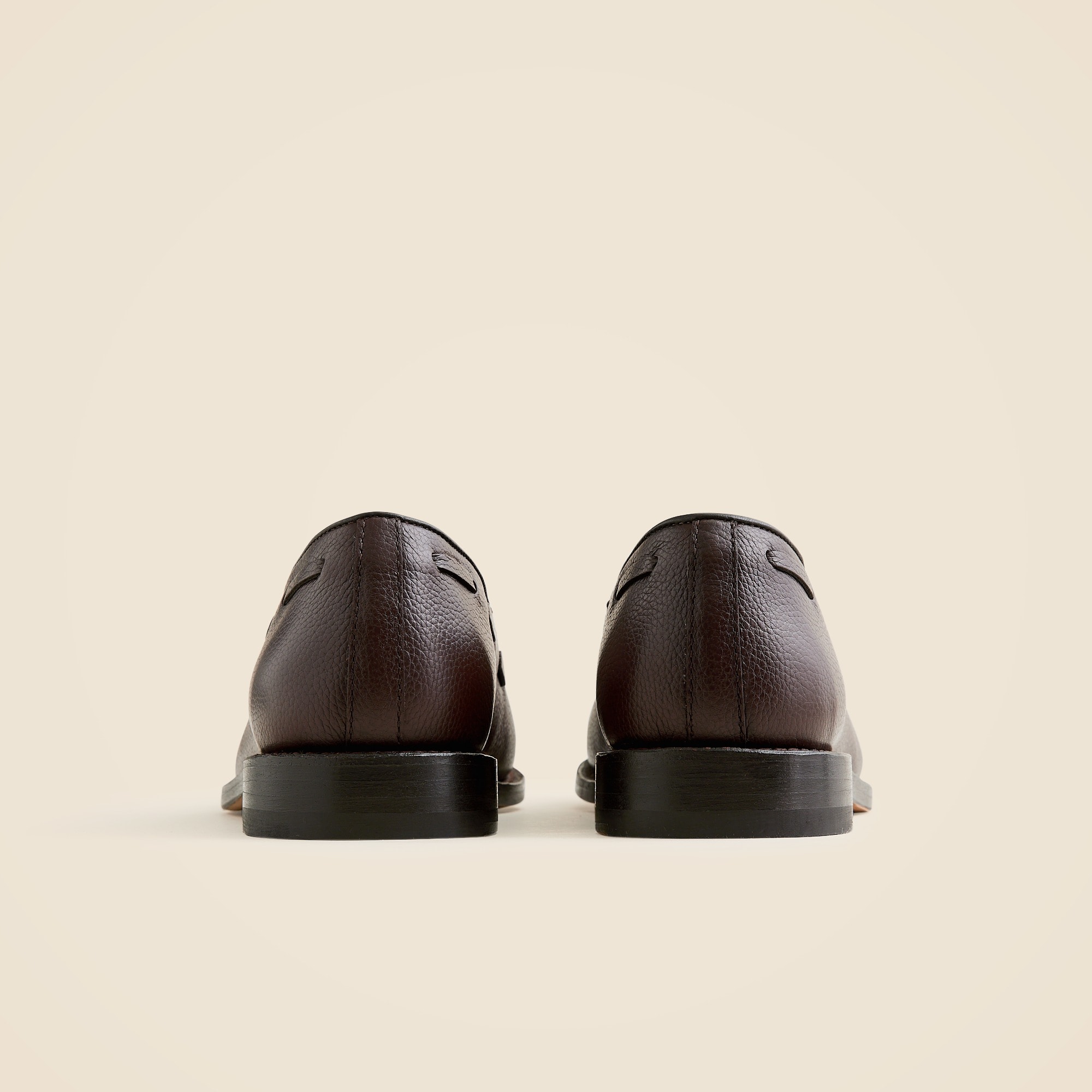 Ludlow tassel loafers in tumbled leather