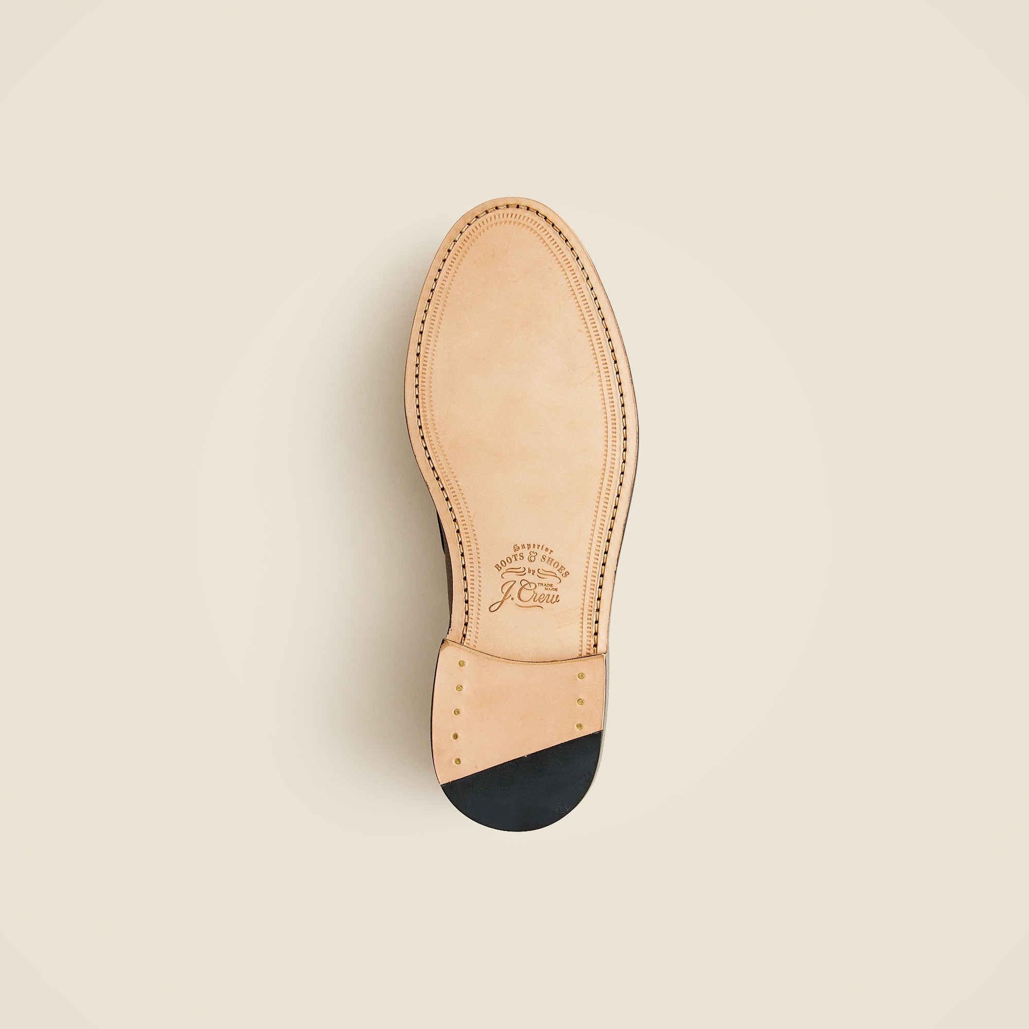 Ludlow tassel loafers in tumbled leather
