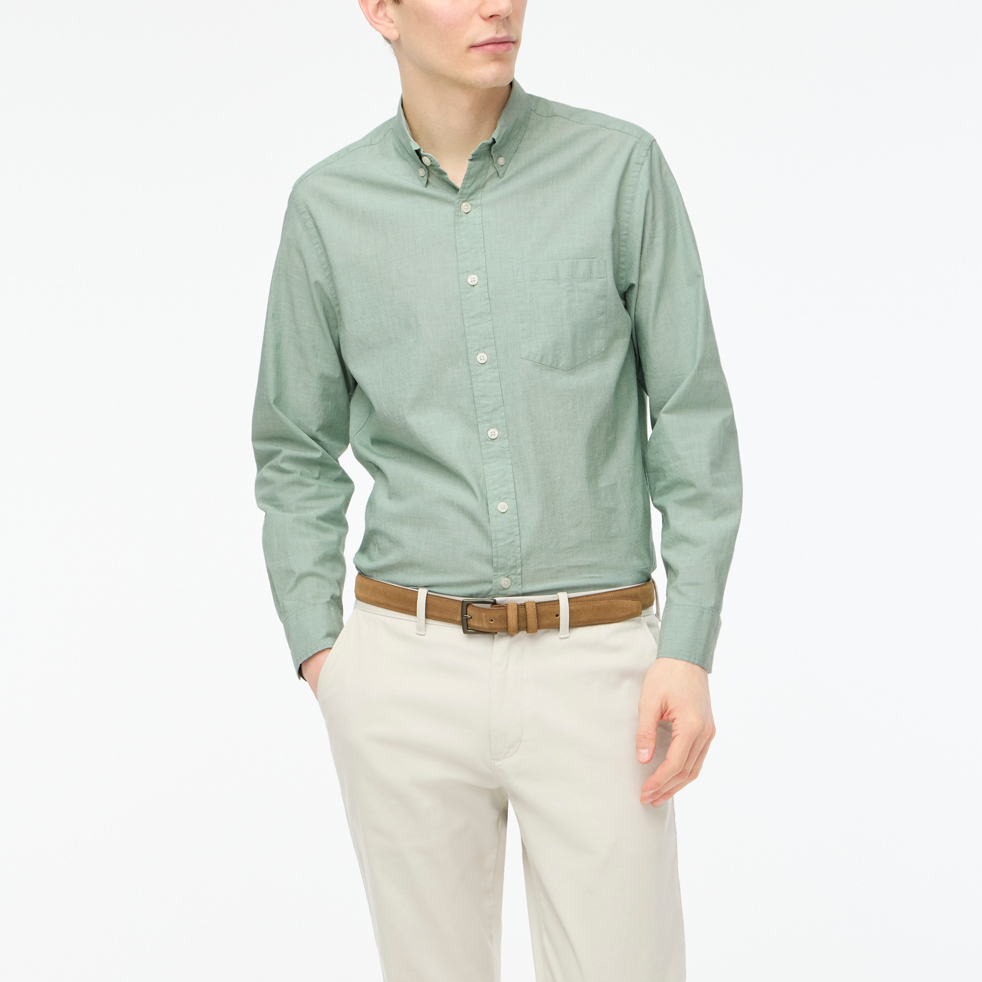 mens Slim flex casual shirt