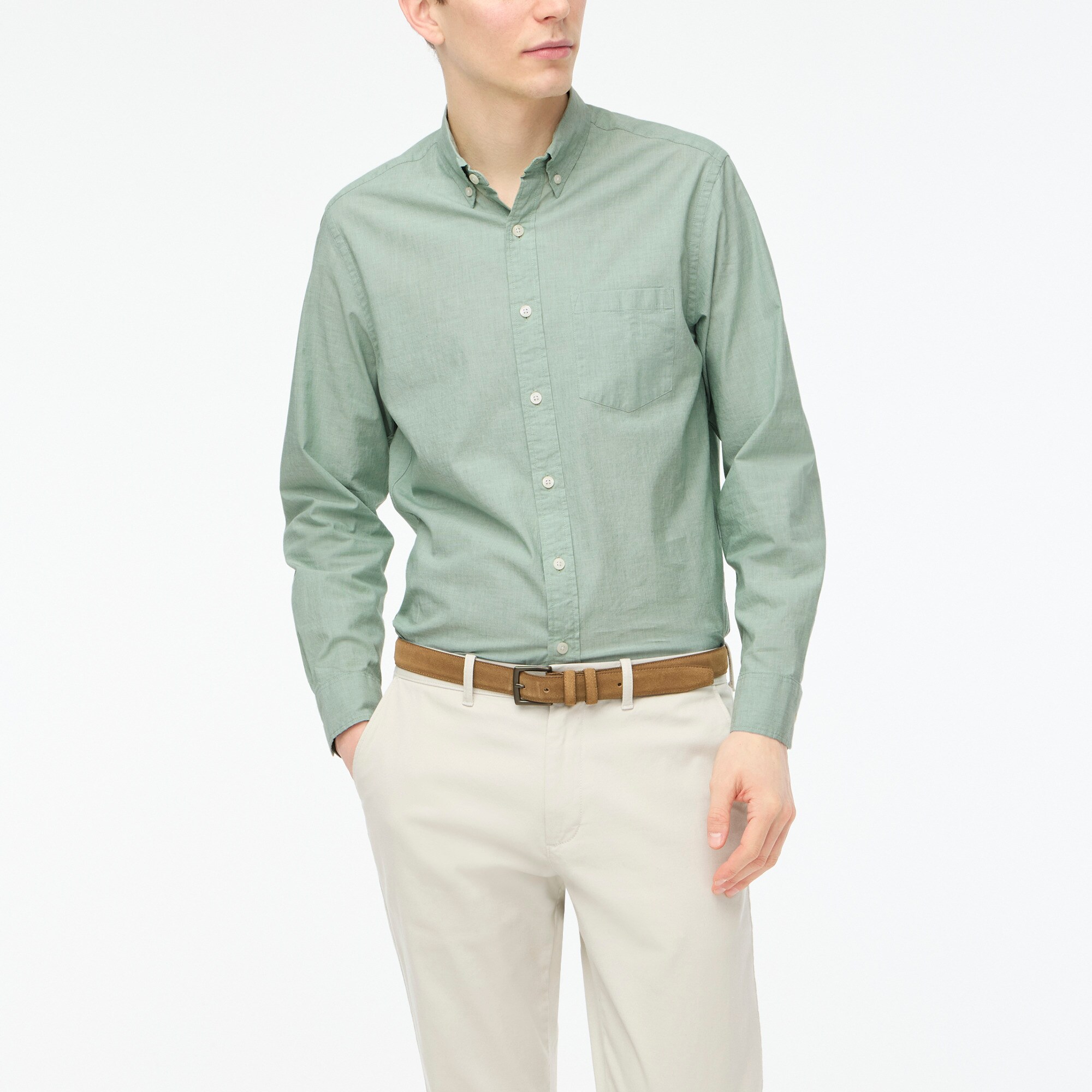 mens Slim flex casual shirt