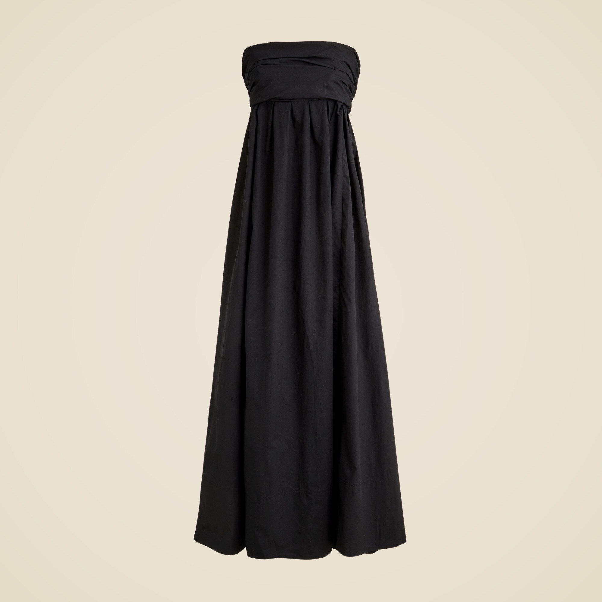 j crew black strapless dress J.CREW - Tiered Ruffle Strapless Dress by J Crew