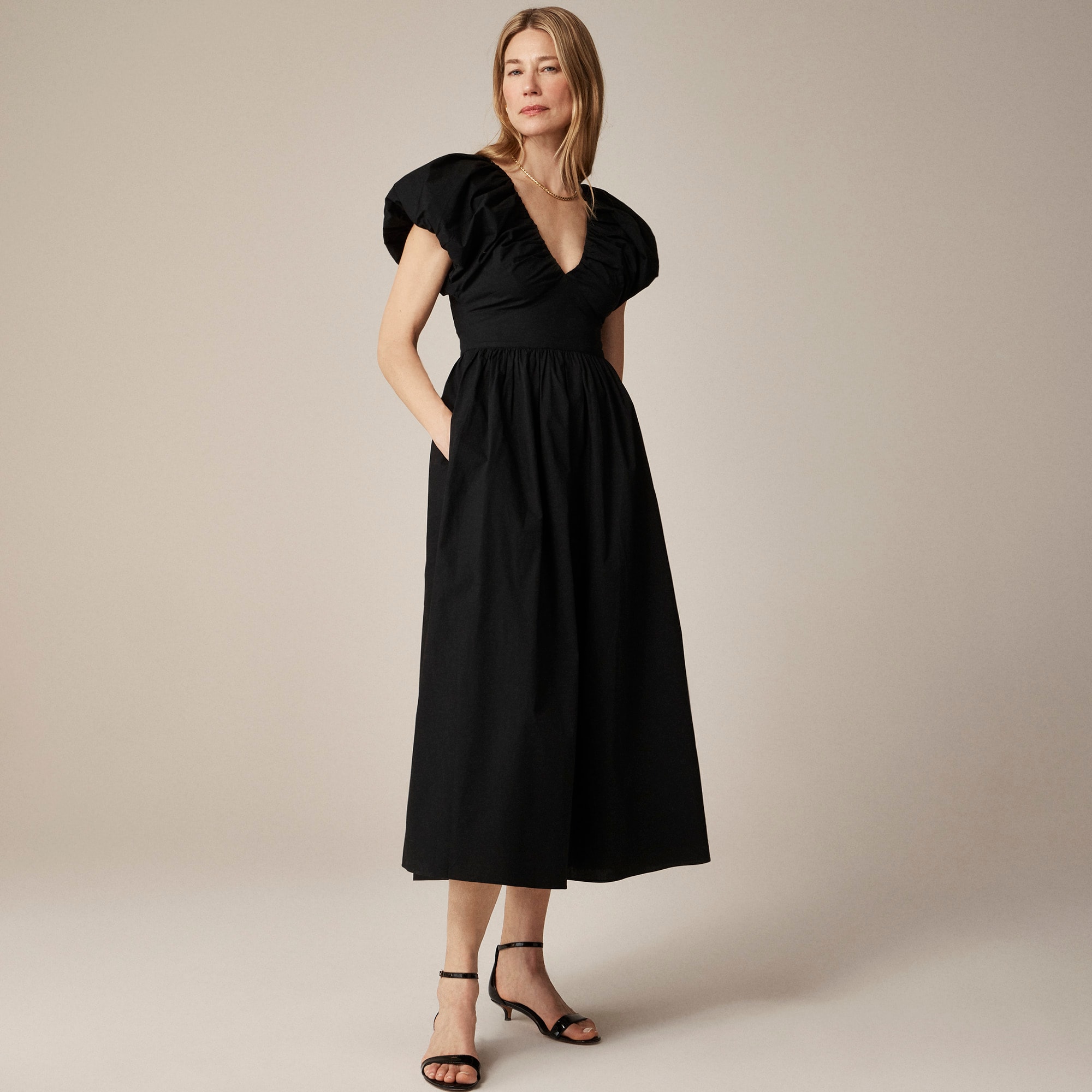  Collection Cecily dress in cotton poplin