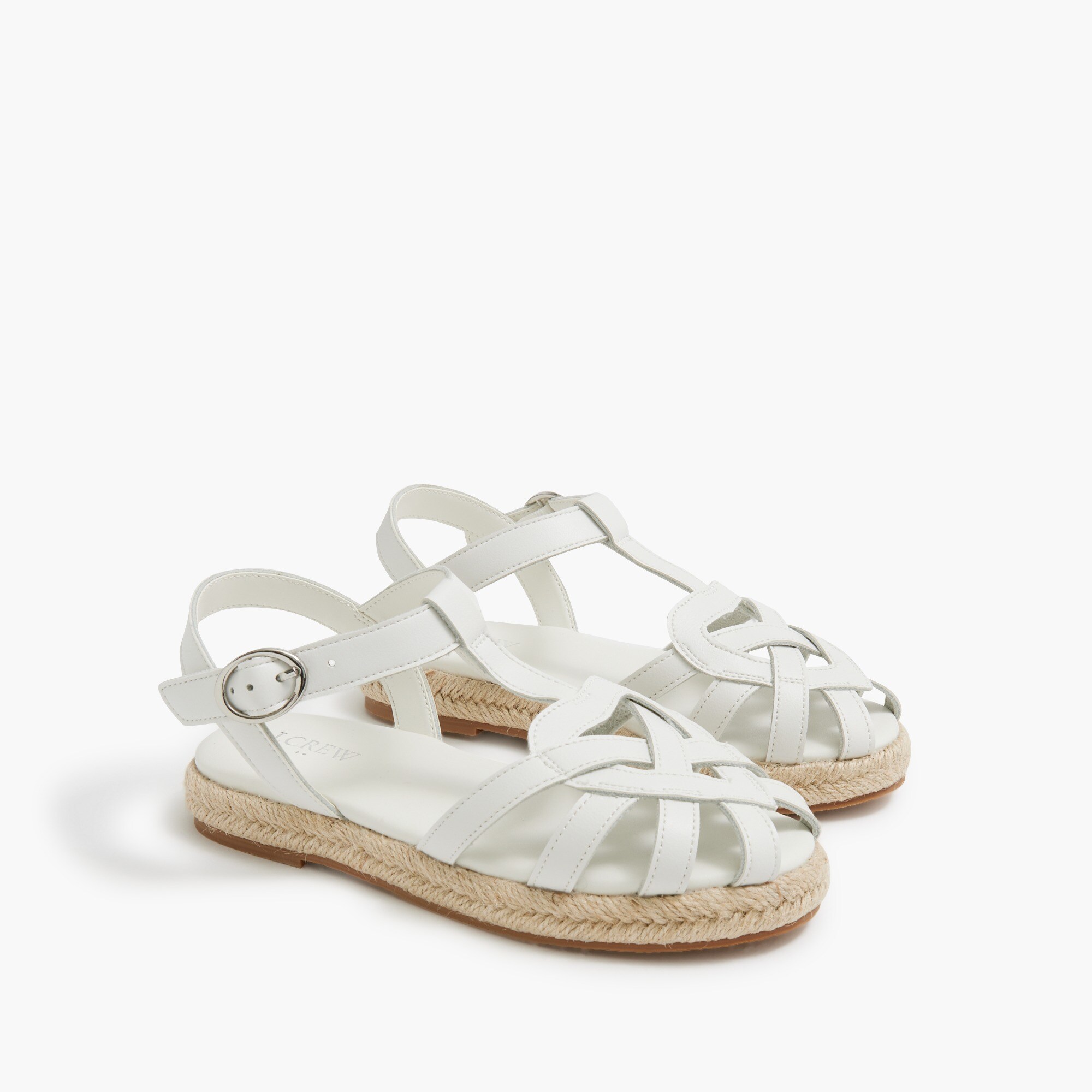 girls' heart espadrille sandals for girls