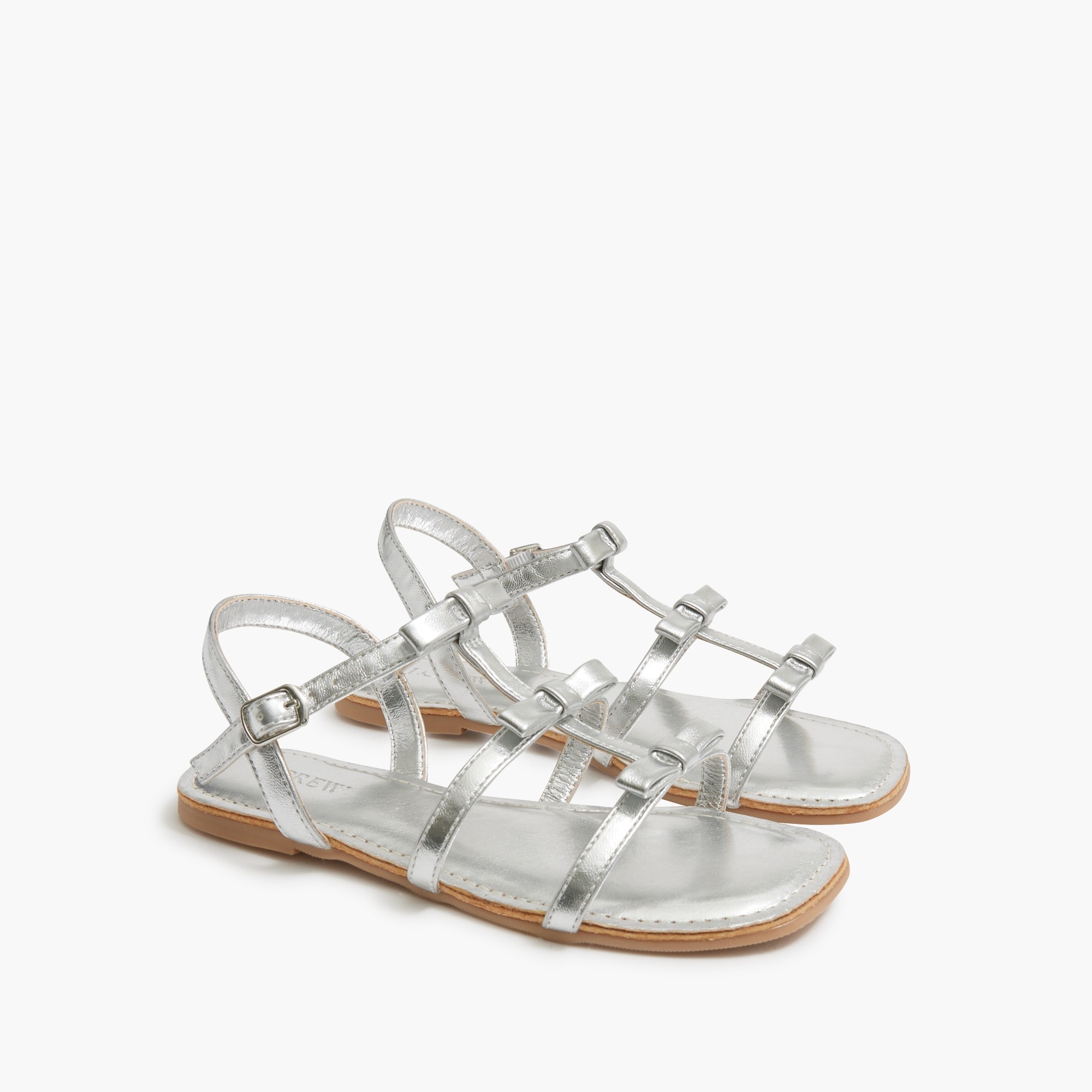 girls Girls' strappy bow sandals