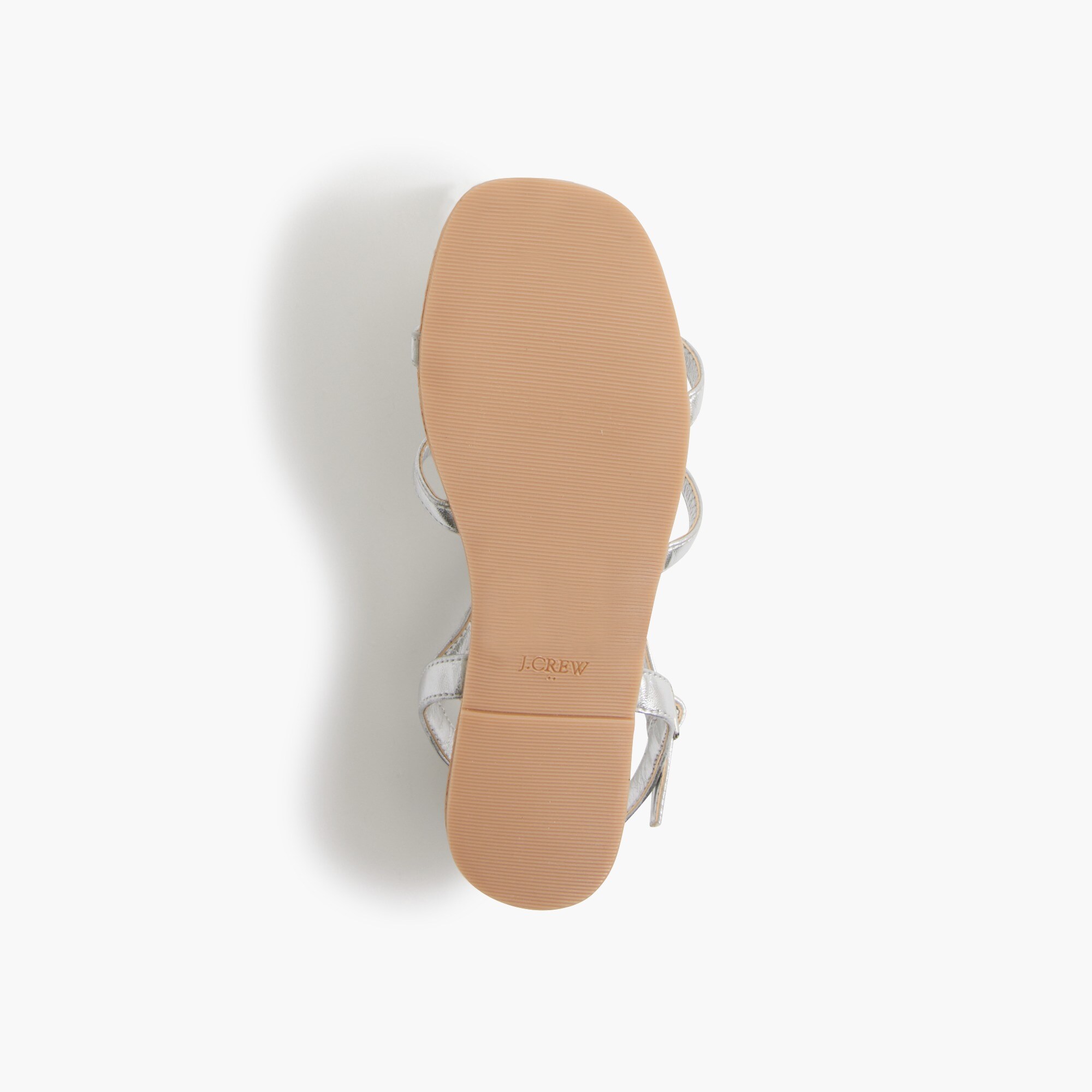 Girls' strappy bow sandals