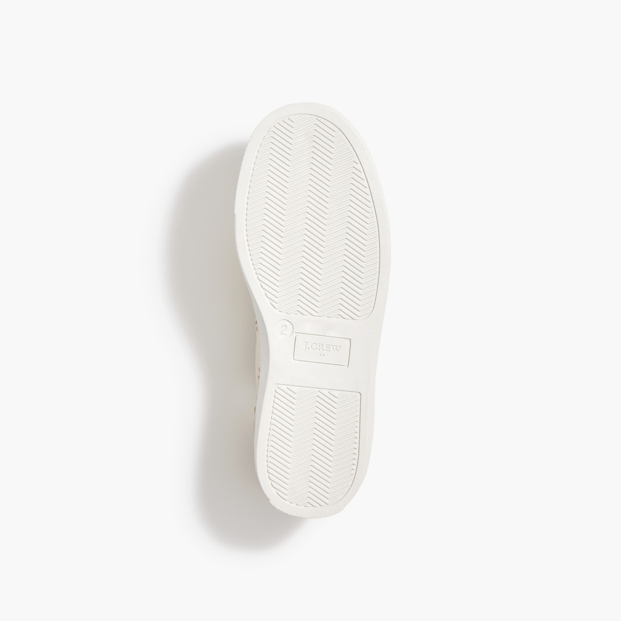 Girls' perforated flower sneakers