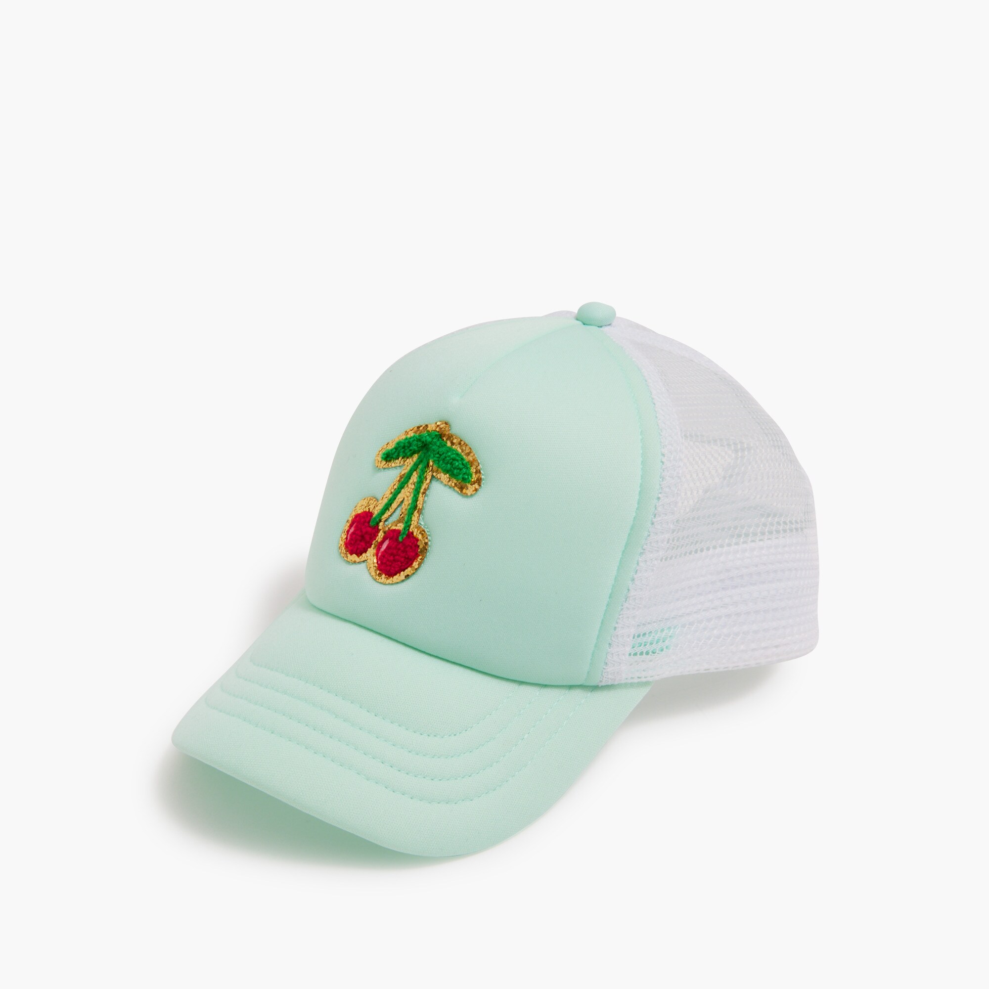 Girls' patch trucker hat