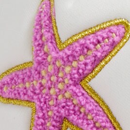 Girls' patch trucker hat STARFISH PINK