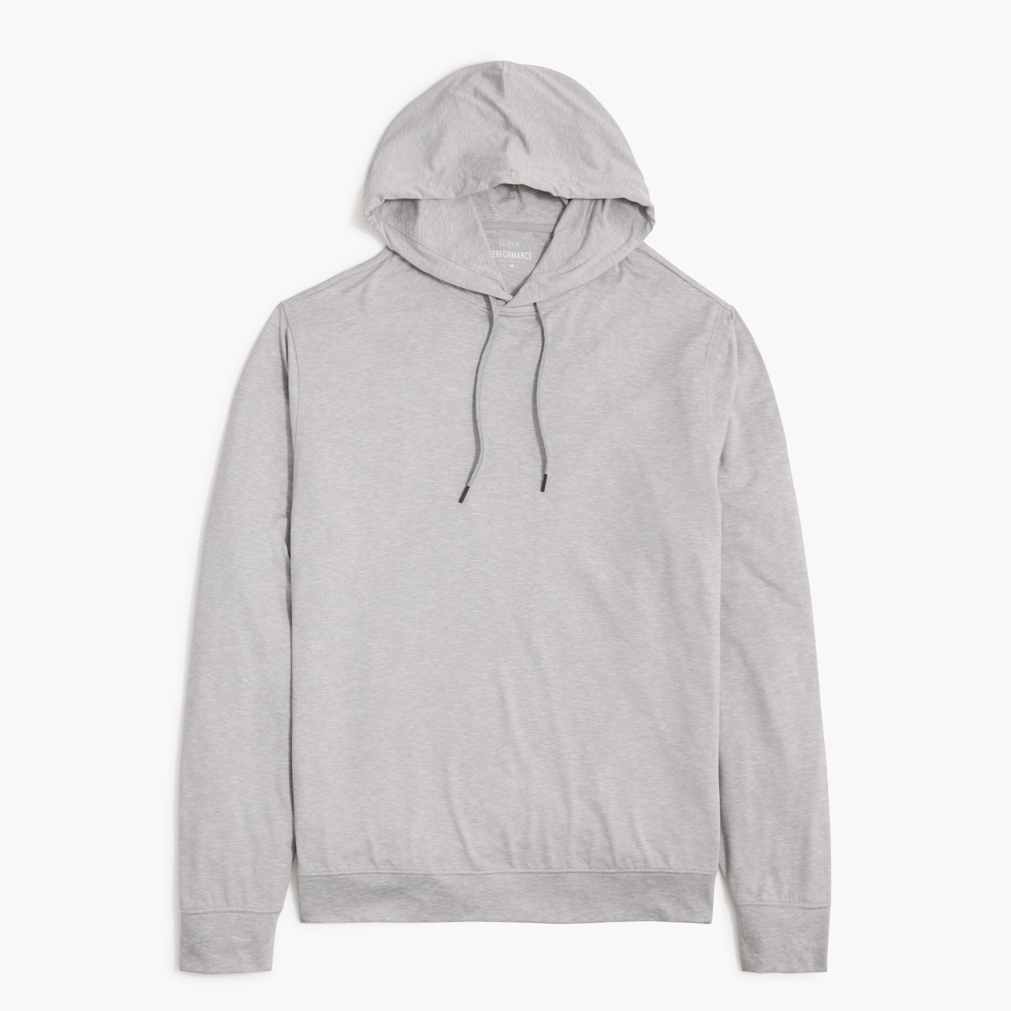 performance jersey hoodie for men