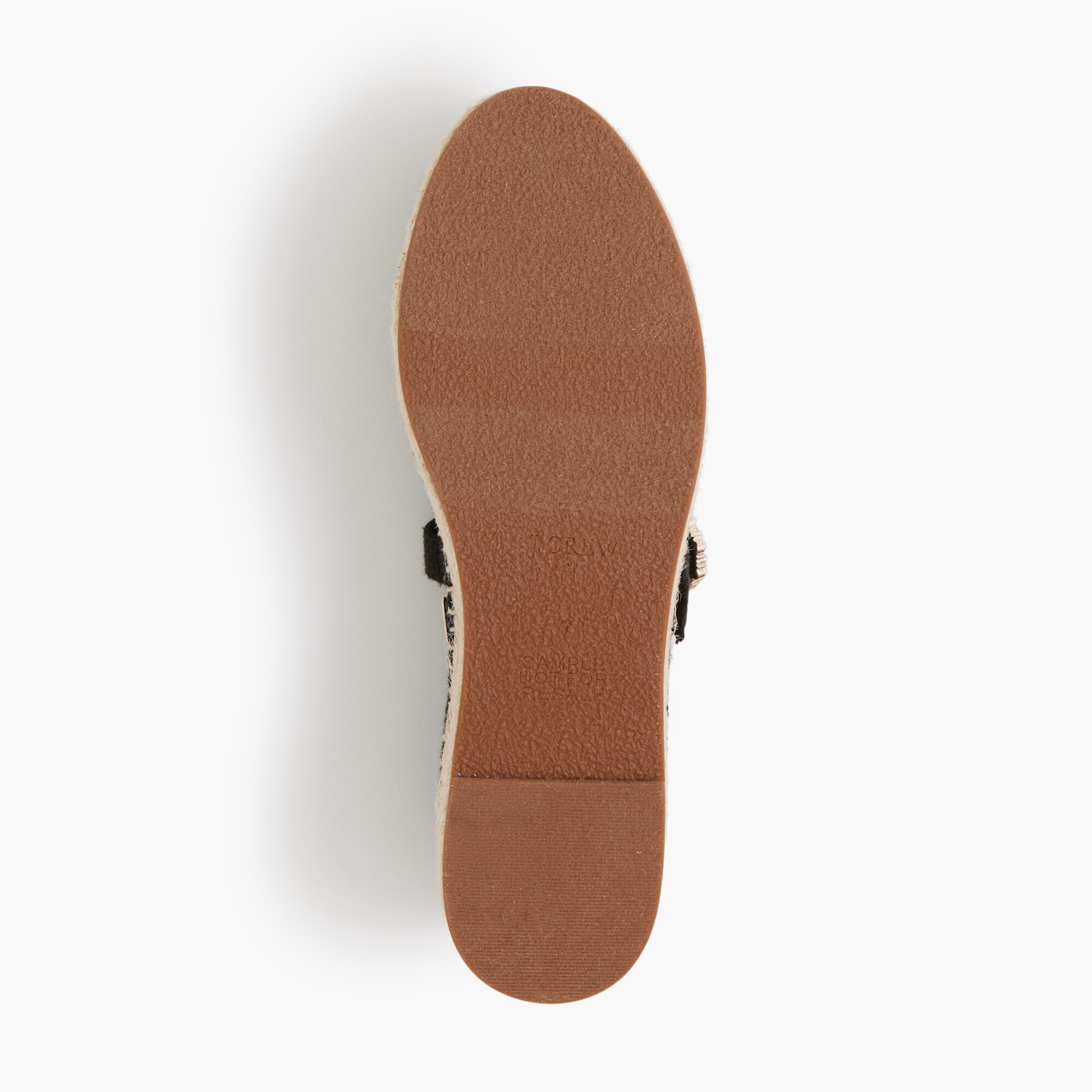 Espadrille Mary Jane flats