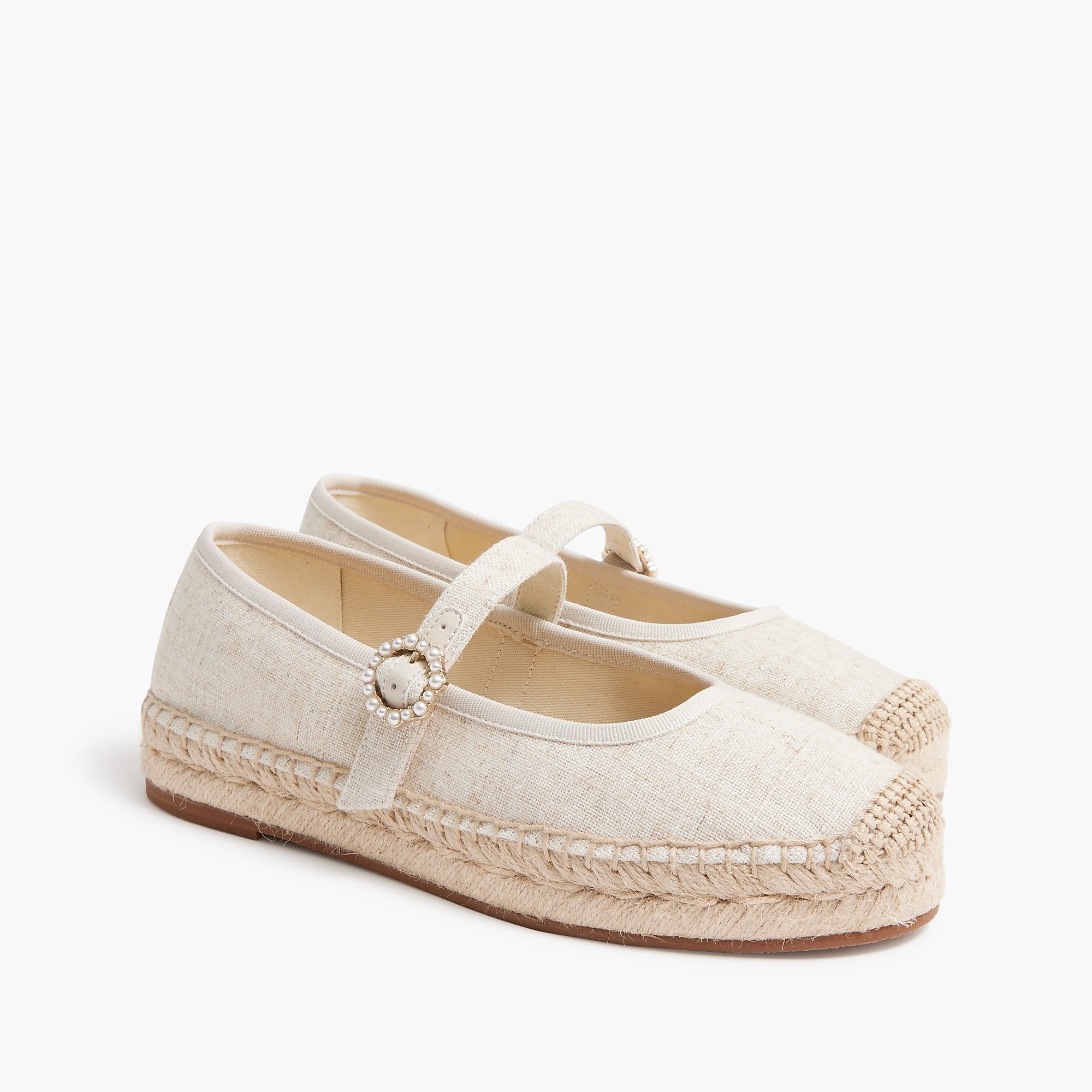 Espadrille Mary Jane Flats