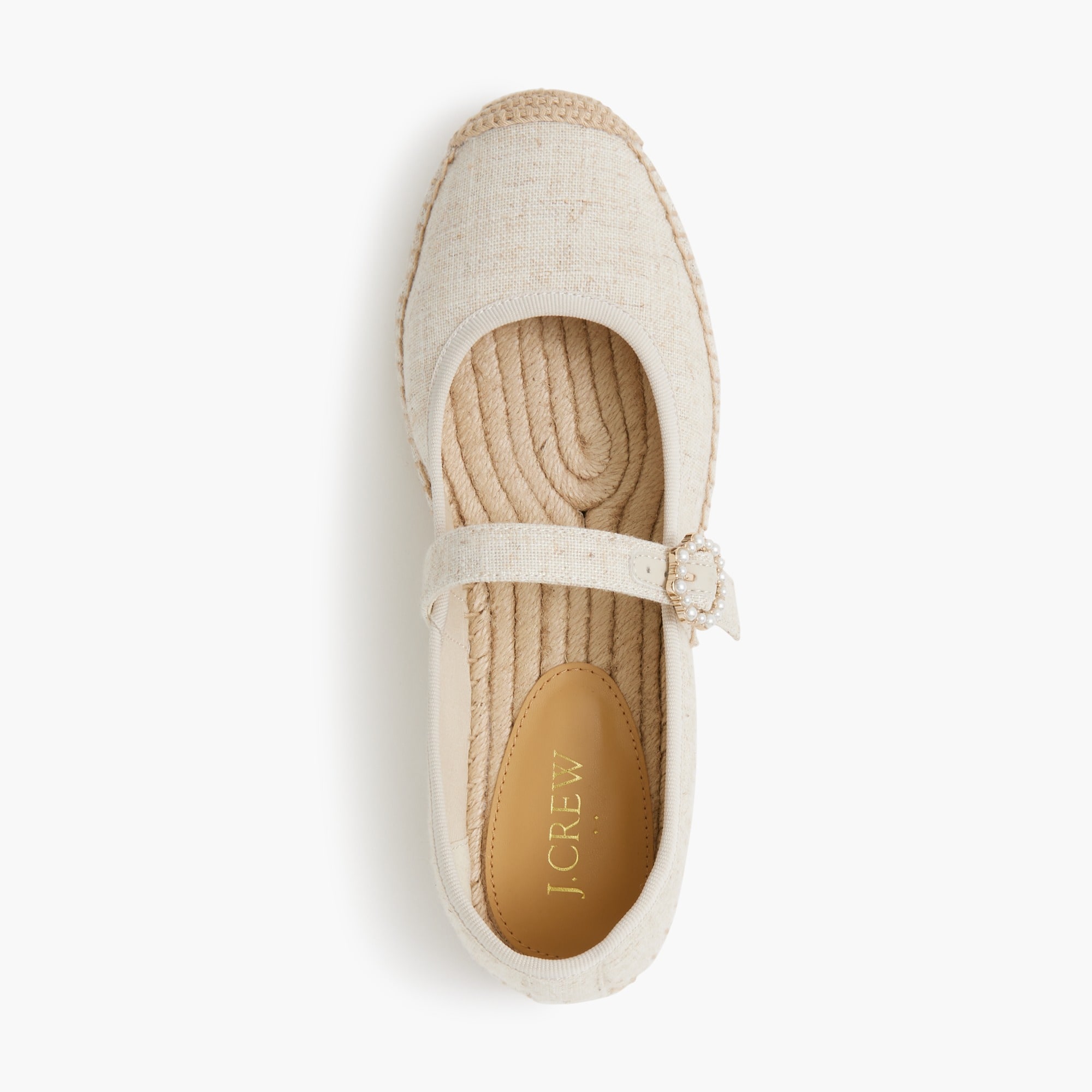 Espadrille Mary Jane flats