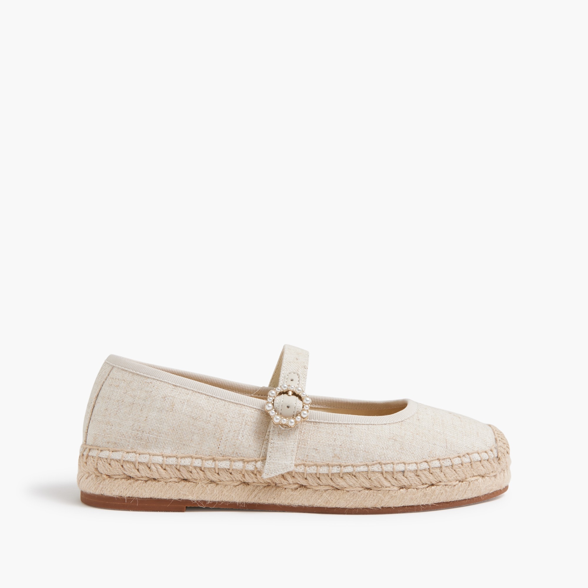 Espadrille Mary Jane flats