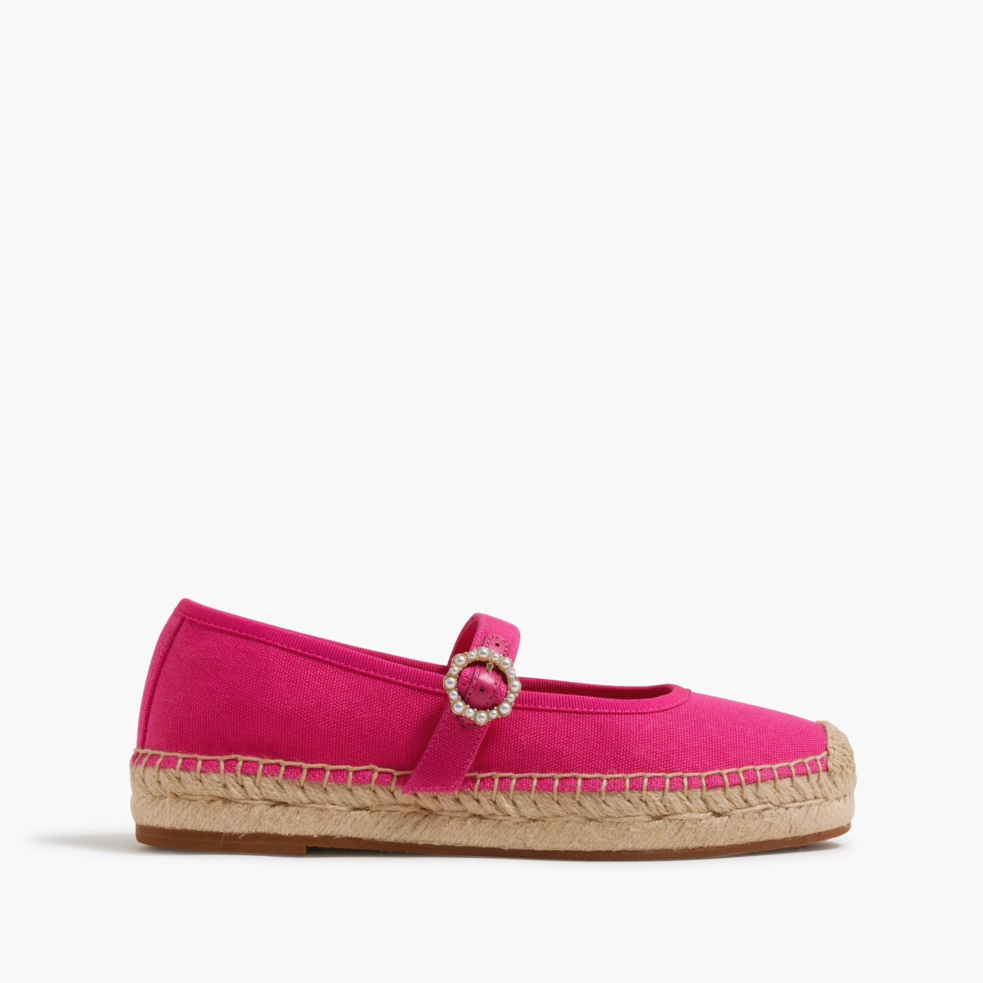 Espadrille Mary Jane flats