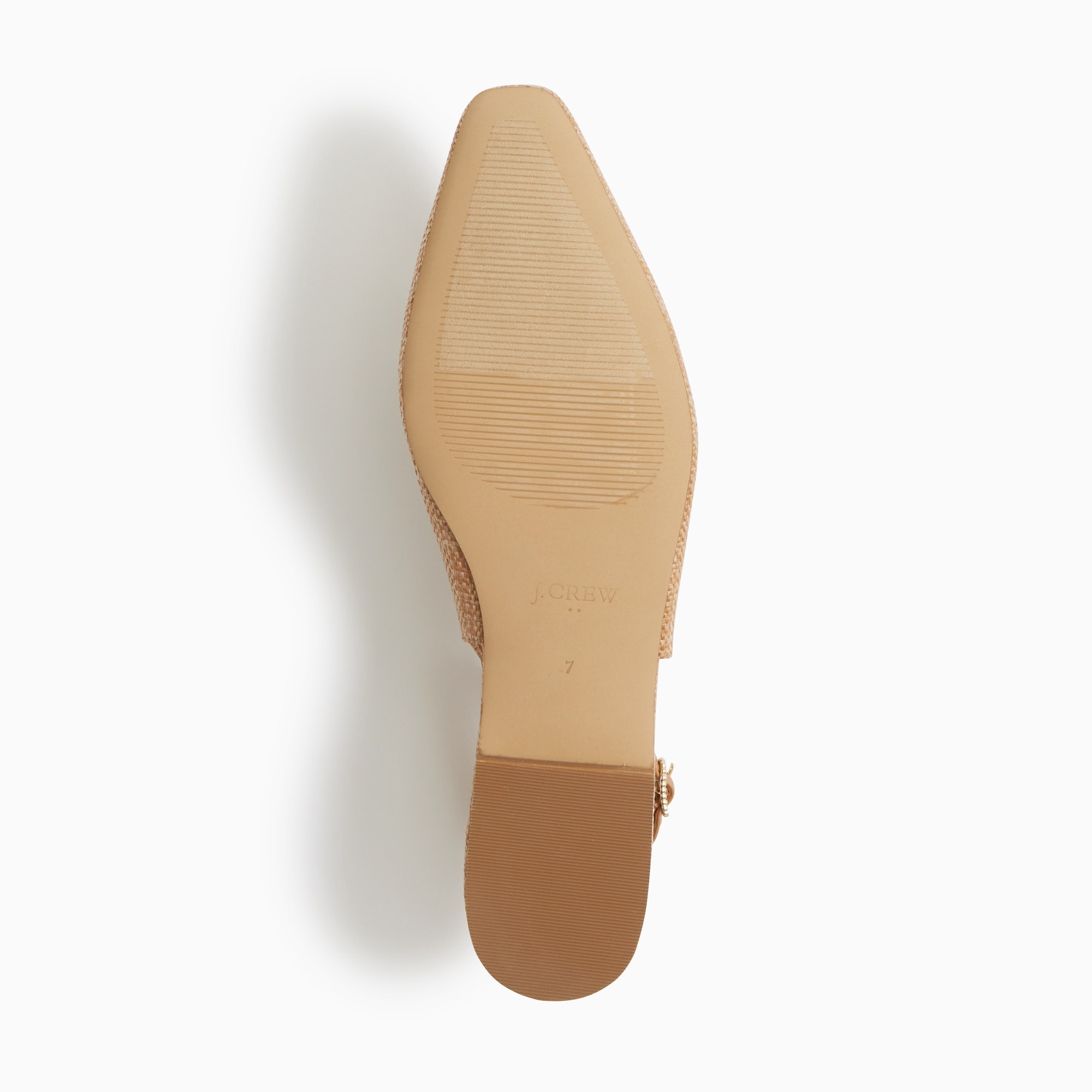 Woven slingback flats