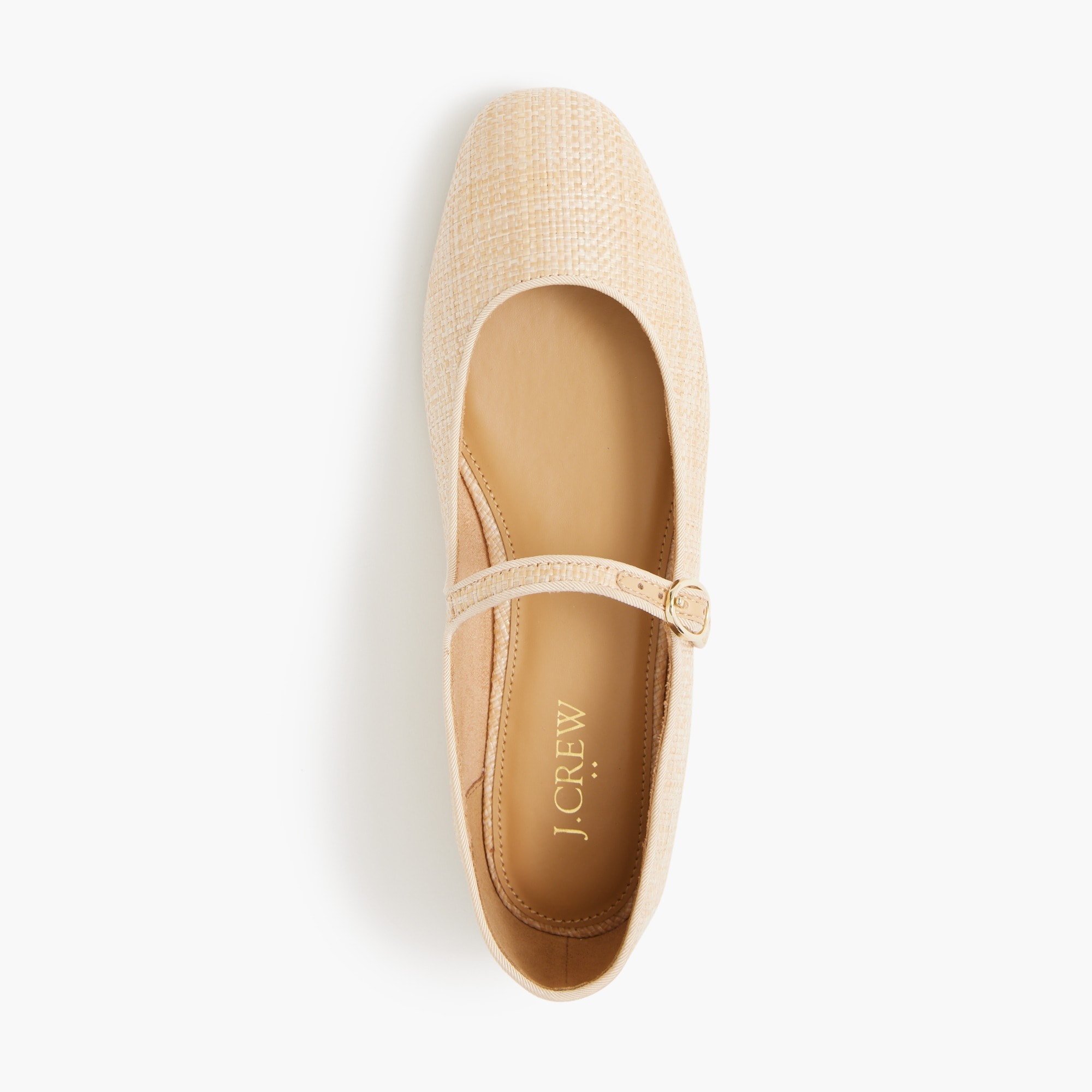 Woven Mary Jane flats