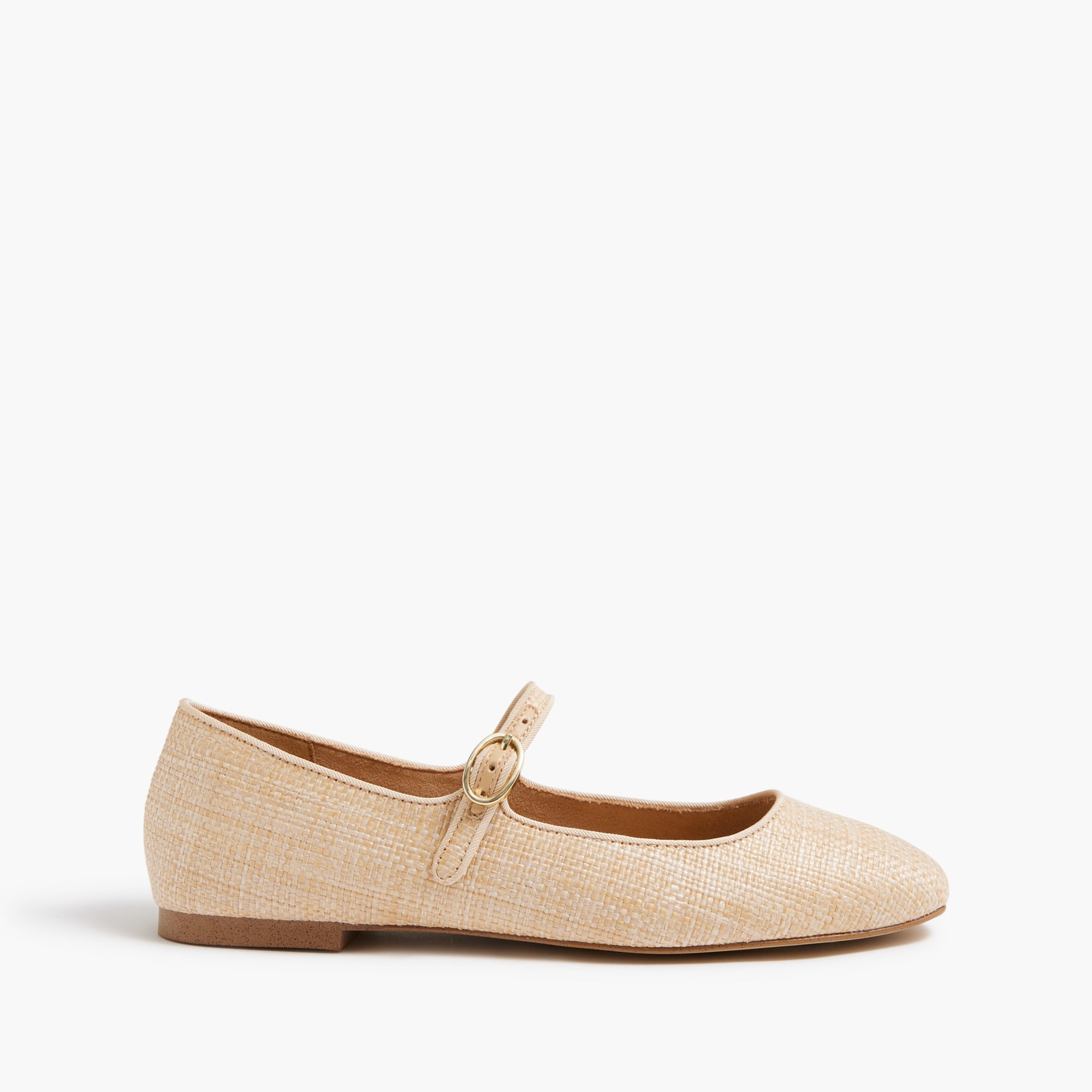 Woven Mary Jane flats