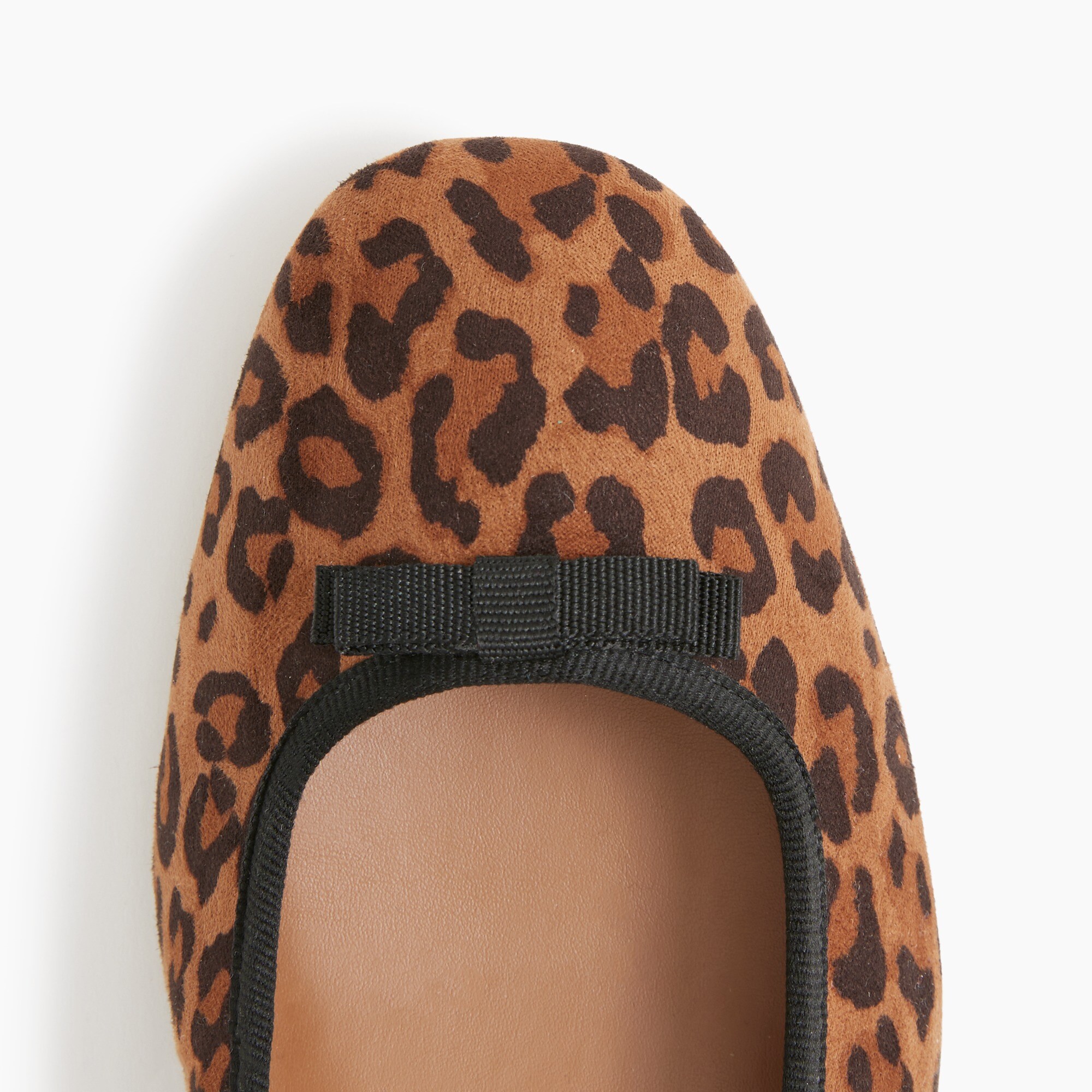 Sueded ballet low heels