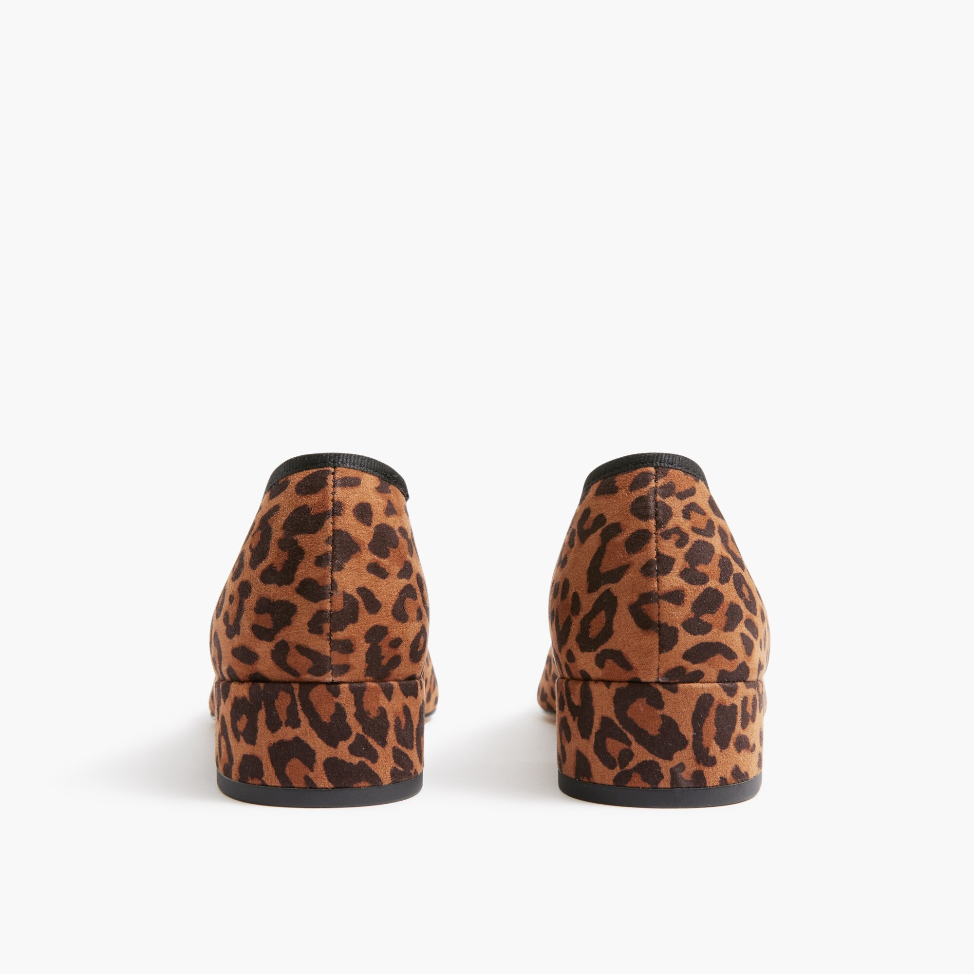 Sueded ballet low heels