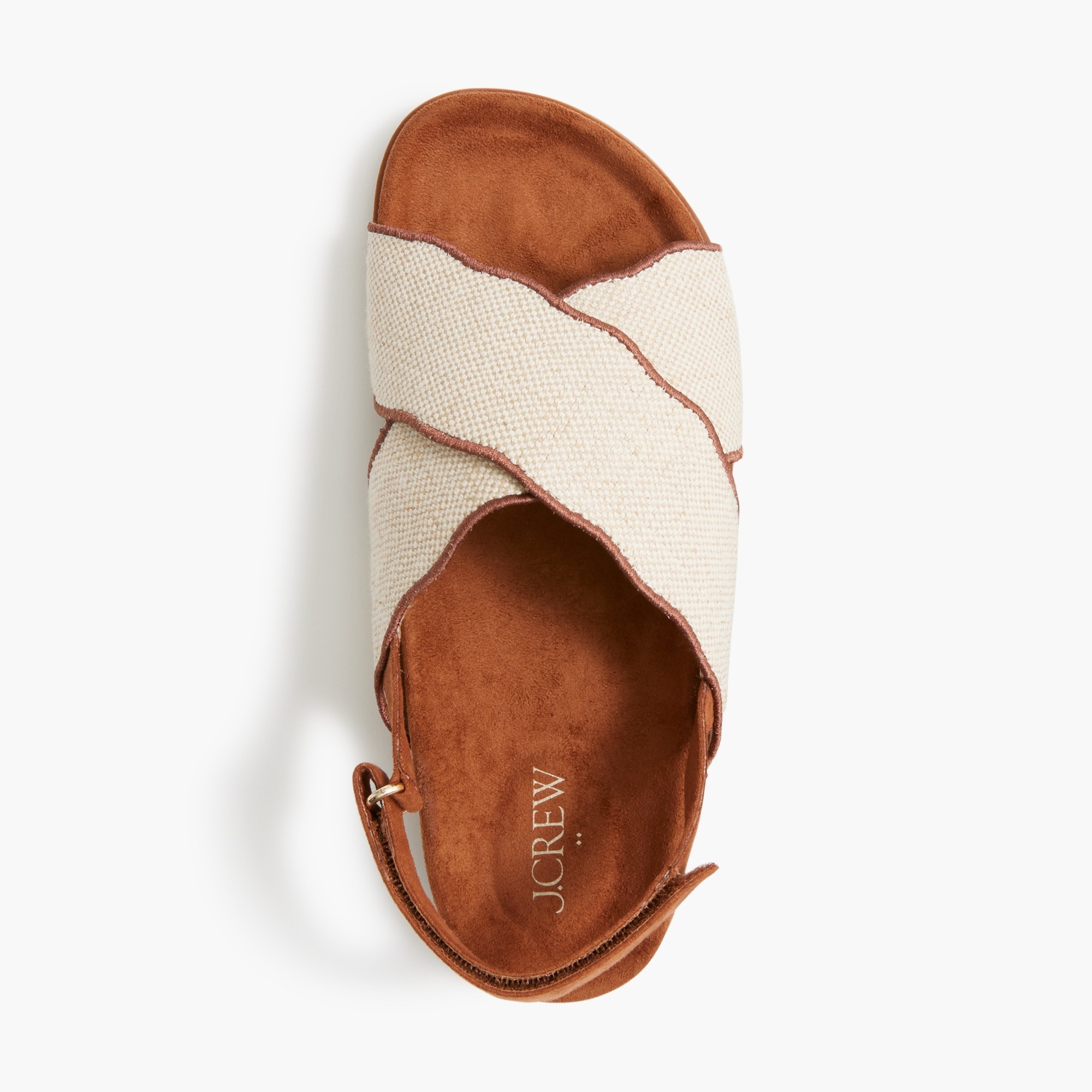 Scalloped sandals
